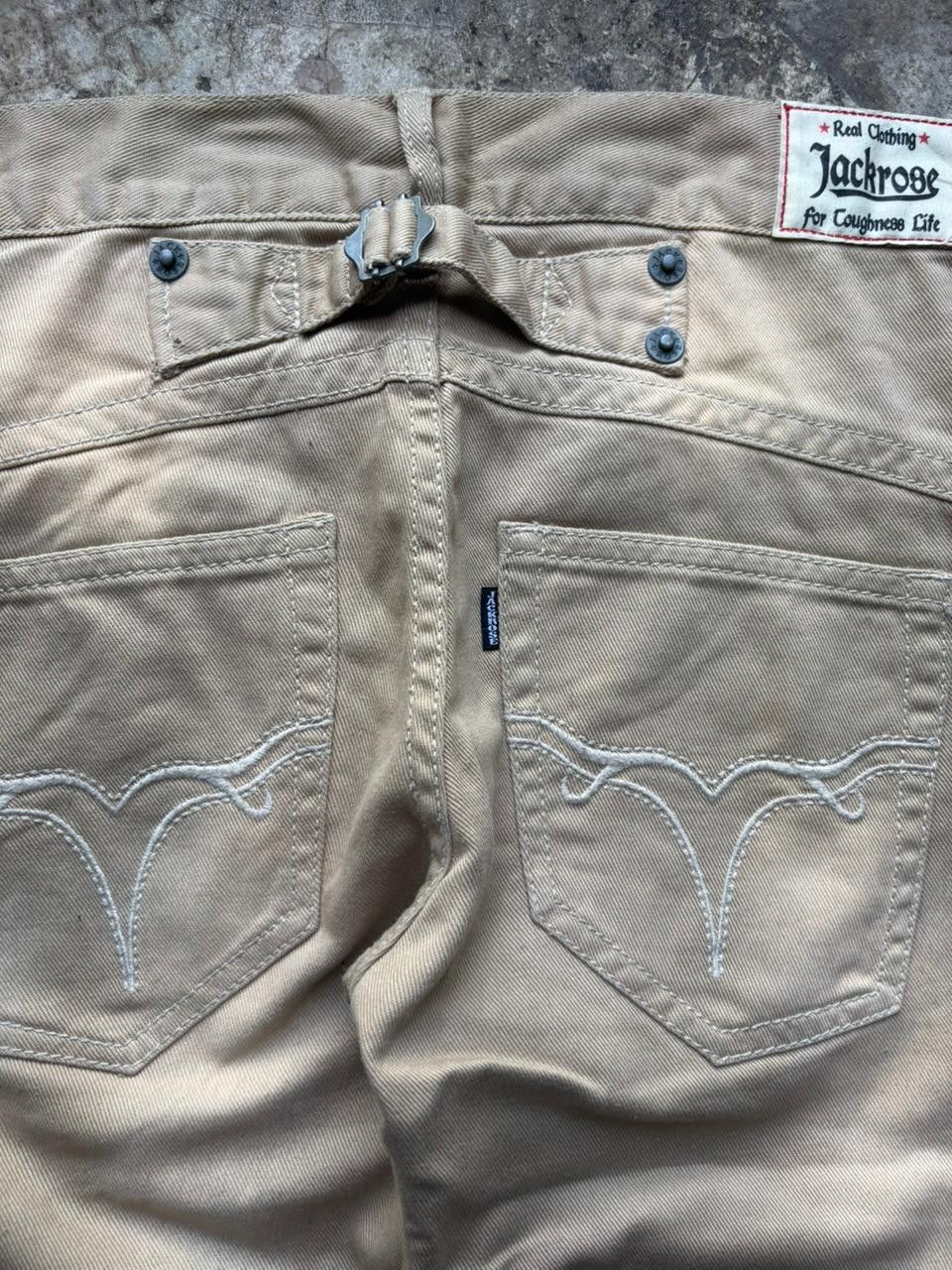 JACKROSE 2000s Jackrose Faded Bootcut Pants Size US 31 - 9 Thumbnail