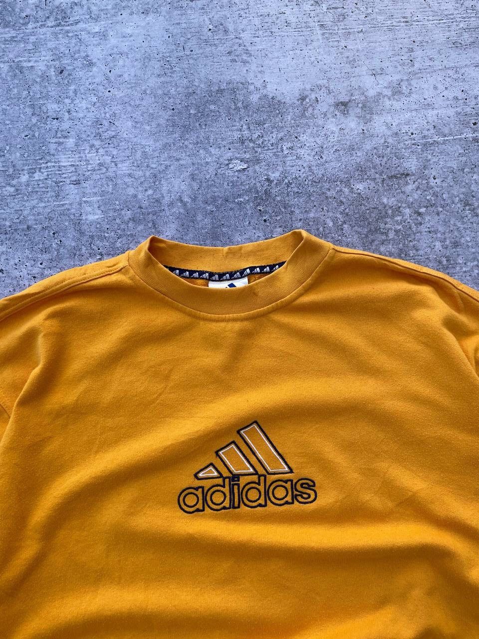 Adidas × Vintage Vintage 00s Adidas Big Logo Sweatshirt Y2K Size US L / EU 52-54 / 3 - 4 Thumbnail