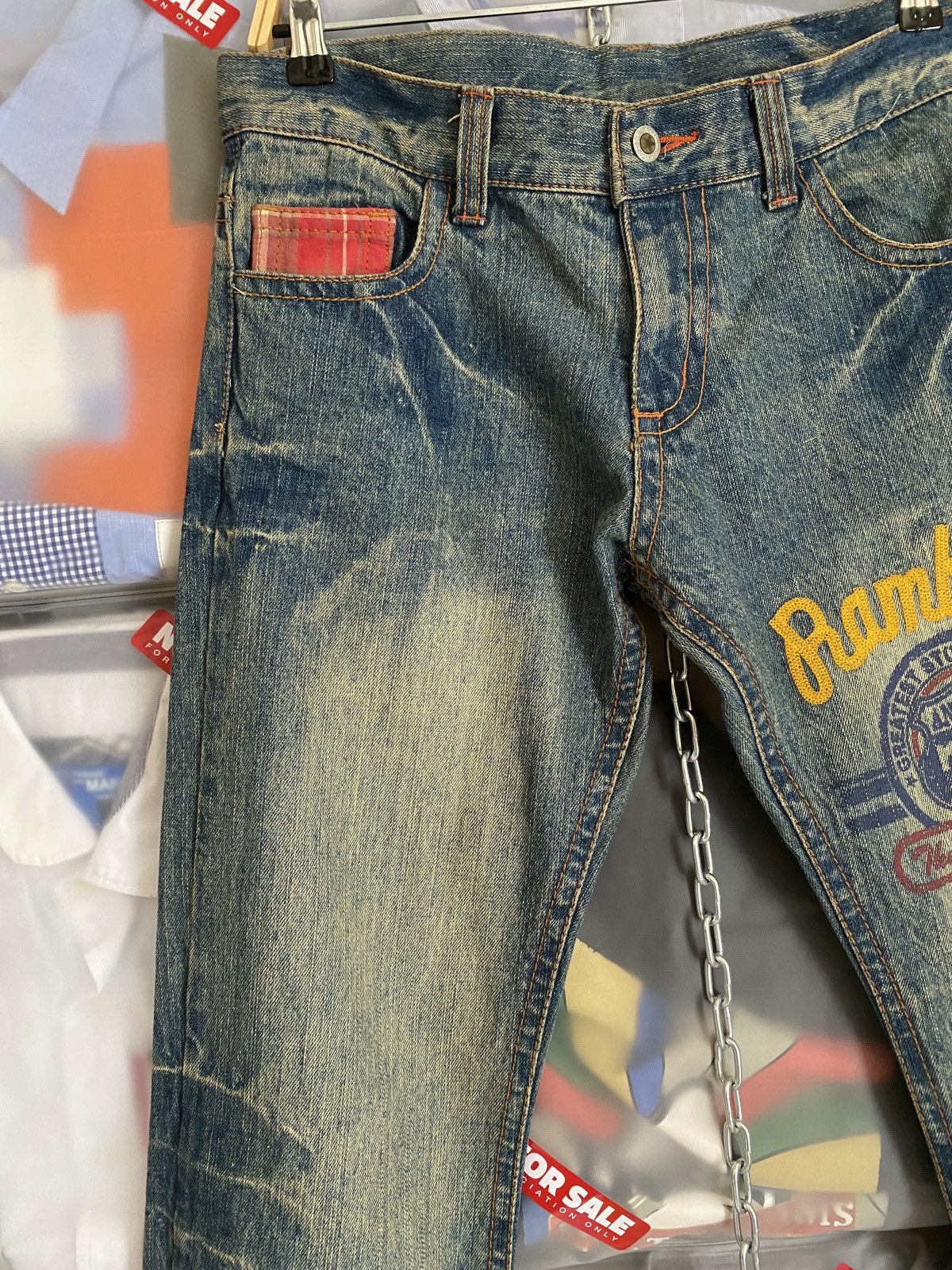 Hysteric Glamour Playchess Jeans Painted Jeans Rework Size US 33 - 4 Thumbnail