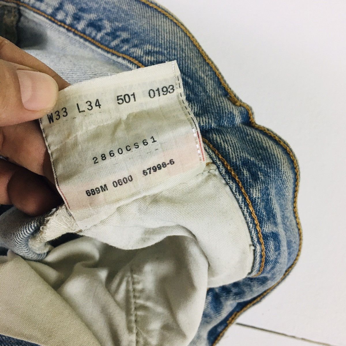 Levi's Vintage Clothing Vintage y2k Levi’s Jeans Size US 33 - 13 Thumbnail