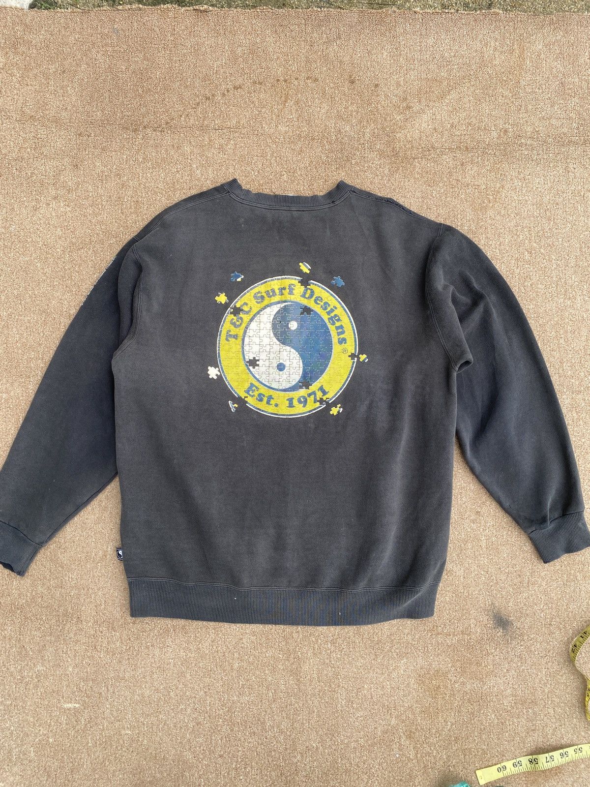 Maui and Sons × Vintage Vintage t&c sufr design crewneck sweatshirt Size US L / EU 52-54 / 3 - 2 Thumbnail