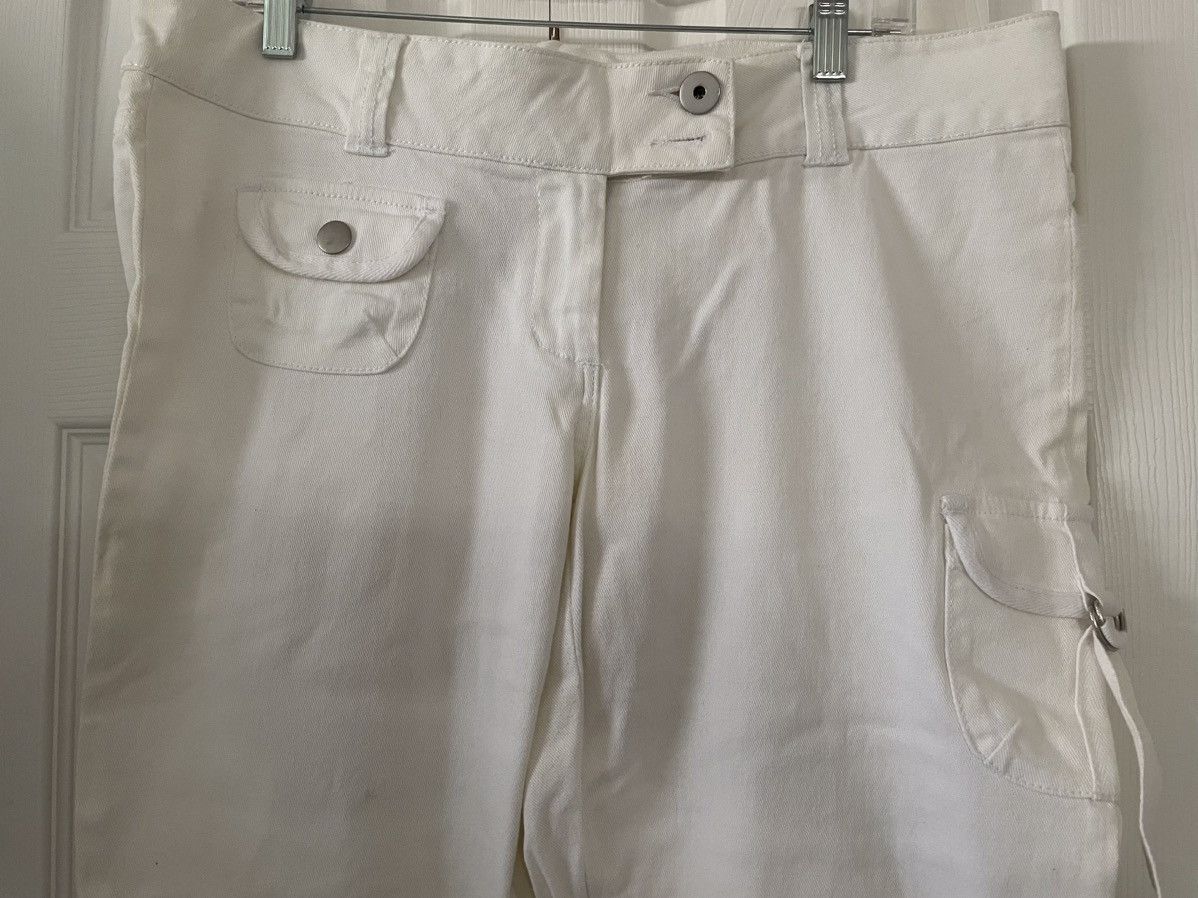 Jennifer Lopez JLO White Cropped/Capri Pants Size 15 Size 38" / US 16 / IT 52 - 4 Thumbnail