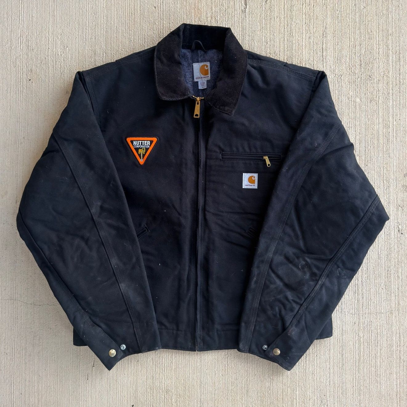 Carhartt × Carhartt Wip × Vintage 90s Carhartt Detroit Black Wash