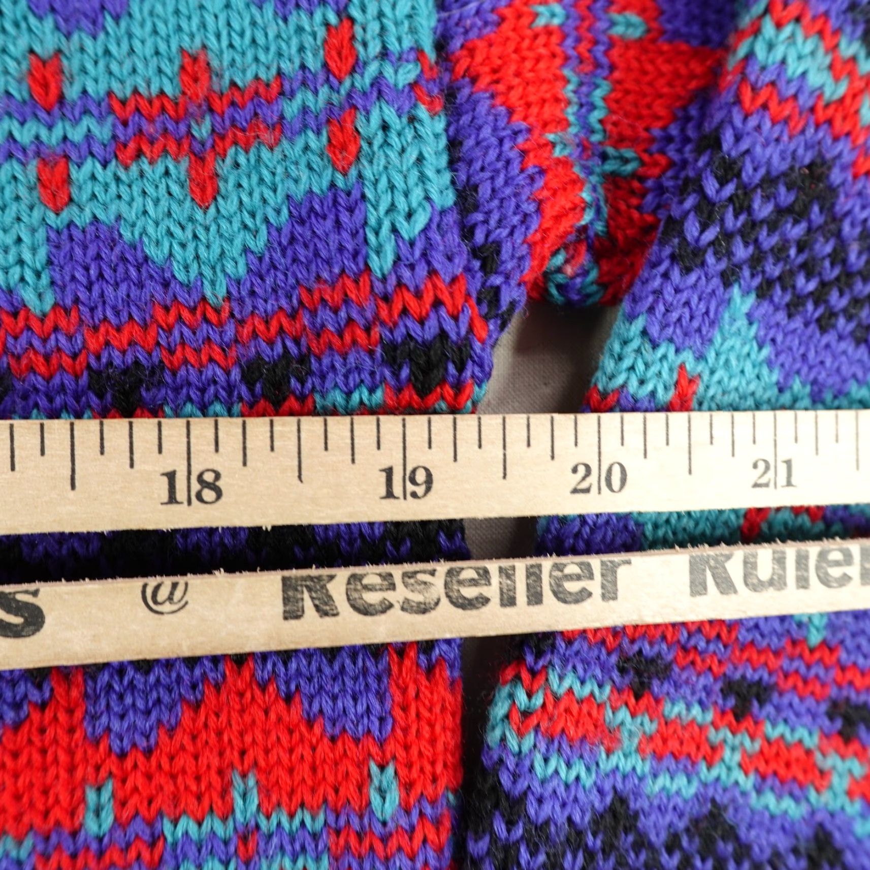 Vintage VINTAGE L.L. Bean Fair Isle Sweater Mens Small Purple Knit Wool 90s Size US S / EU 44-46 / 1 - 5 Thumbnail