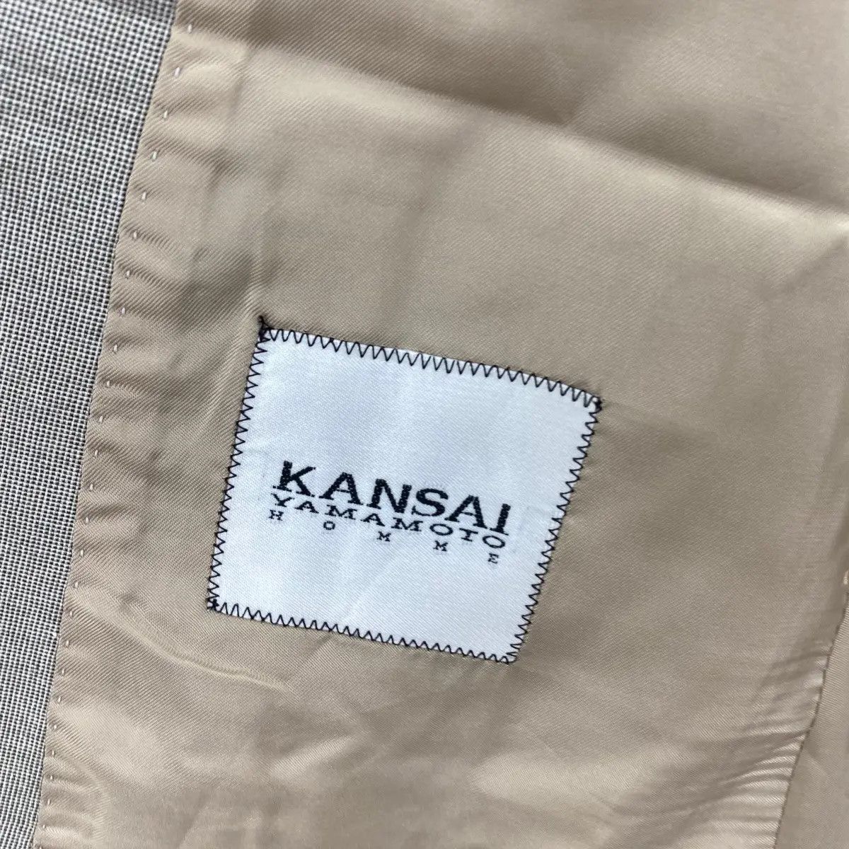 Kansai Yamamoto Vtg KANSAI YAMAMOTO HOMME Collection Blazer 2 Button Sport Size 38R - 7 Thumbnail