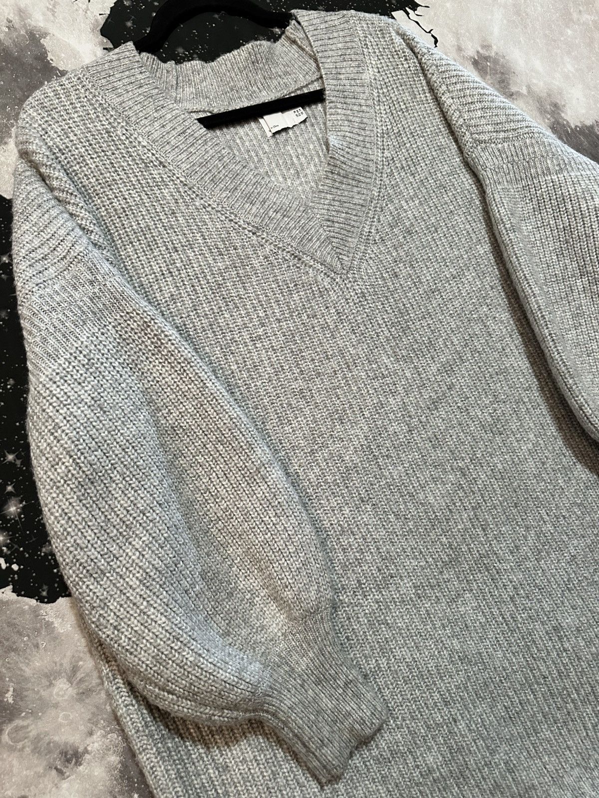Asos Asos Design Curve Oversized V-neck Sweater Size XL / US 12-14 / IT 48-50 - 2 Thumbnail