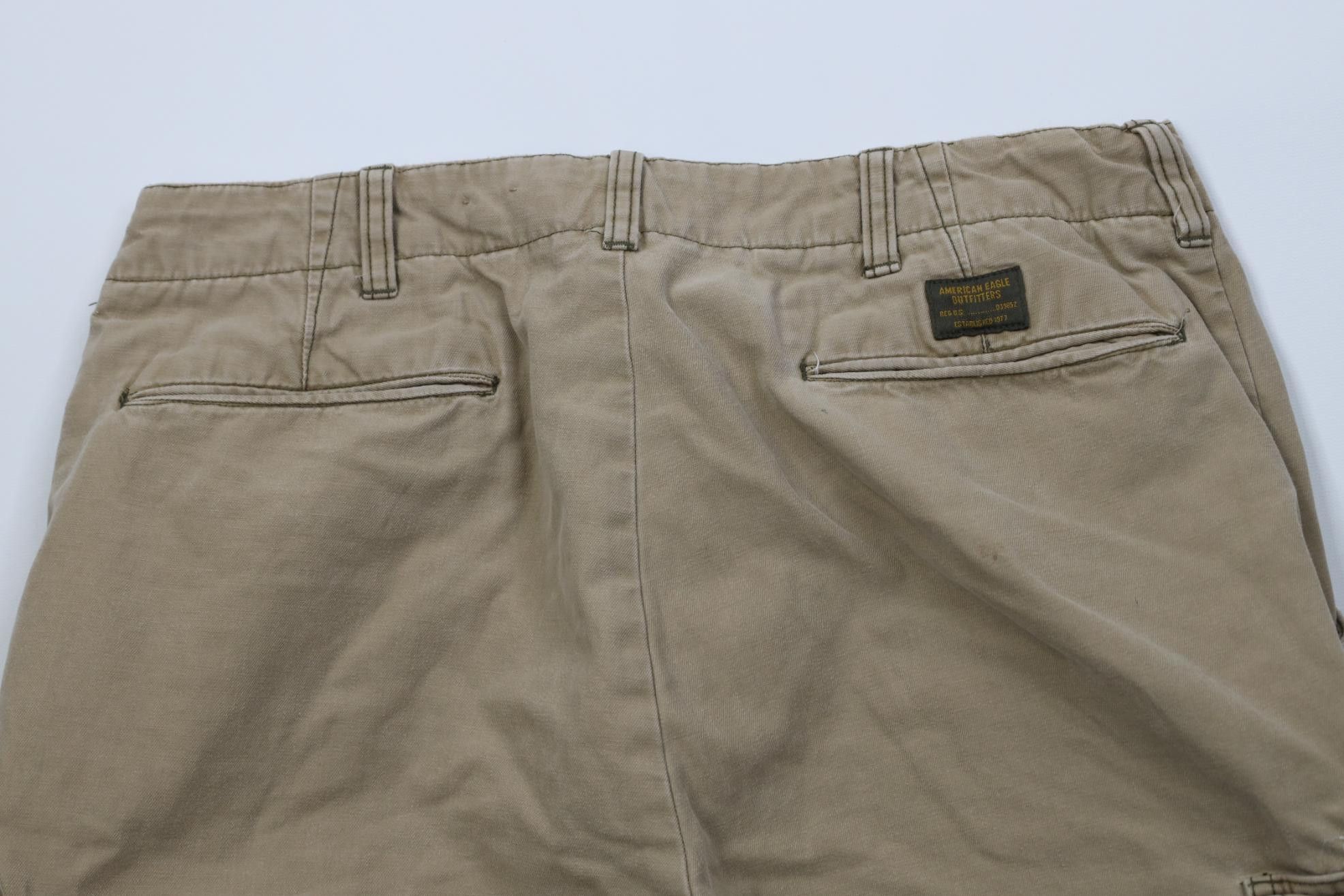 American Eagle Outfitters Vintage 90s Y2K American Eagle Outfitters Cargo Shorts Size US 32 / EU 48 - 13 Thumbnail