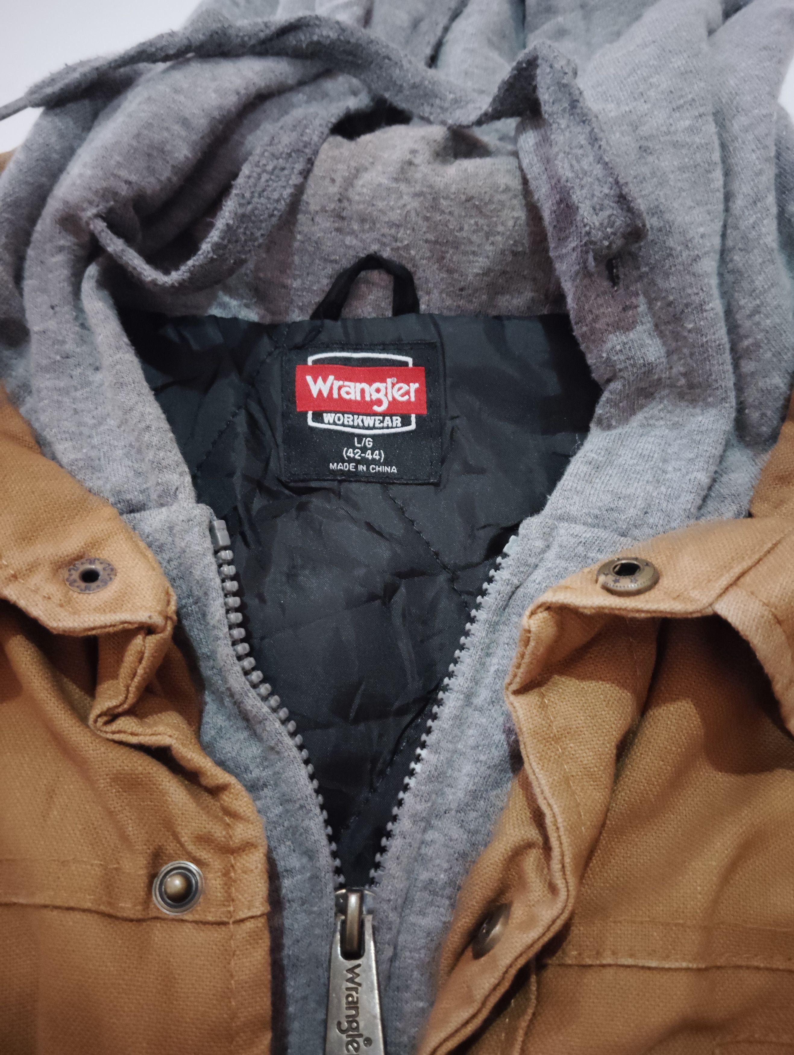 Wrangler Wrangler Workwear Jacket Long Sleeve Hoodie Jacket L Size Size US L / EU 52-54 / 3 - 5 Thumbnail