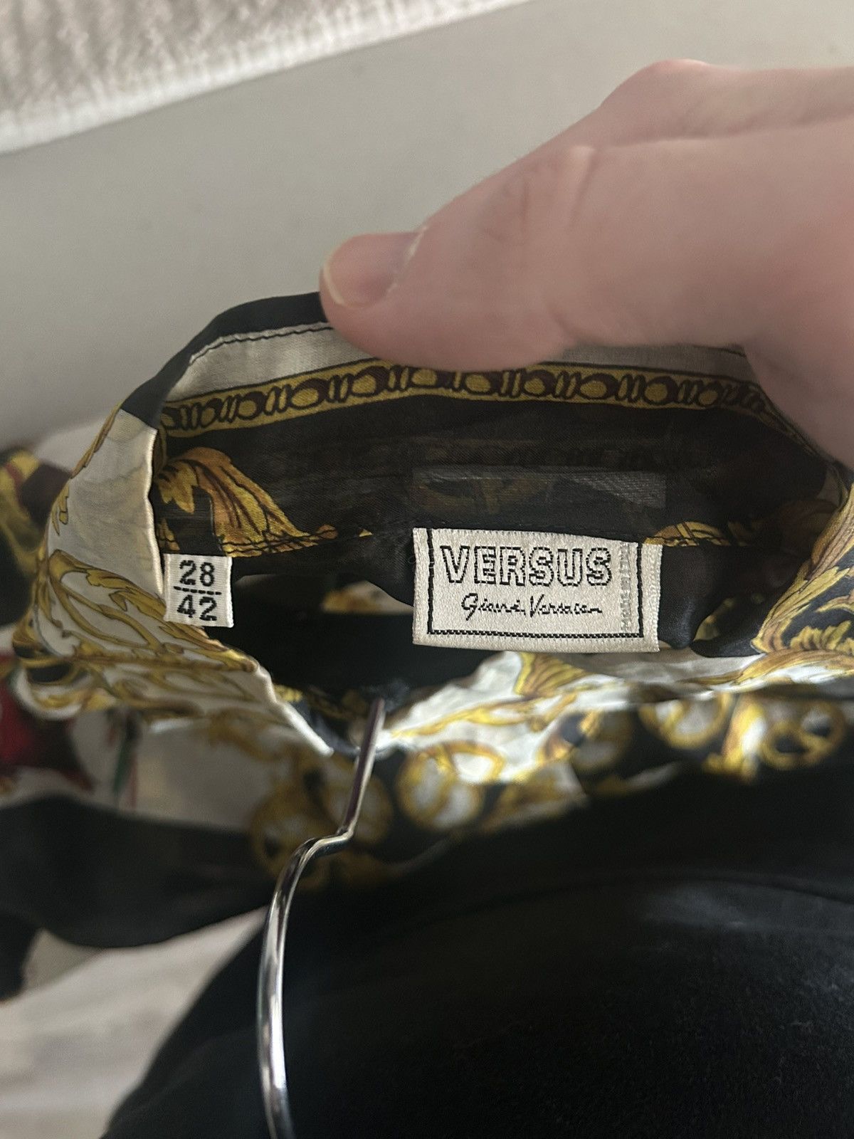 Versace 1980s gianni versace sheet shirt Size US S / EU 44-46 / 1 - 13 Thumbnail