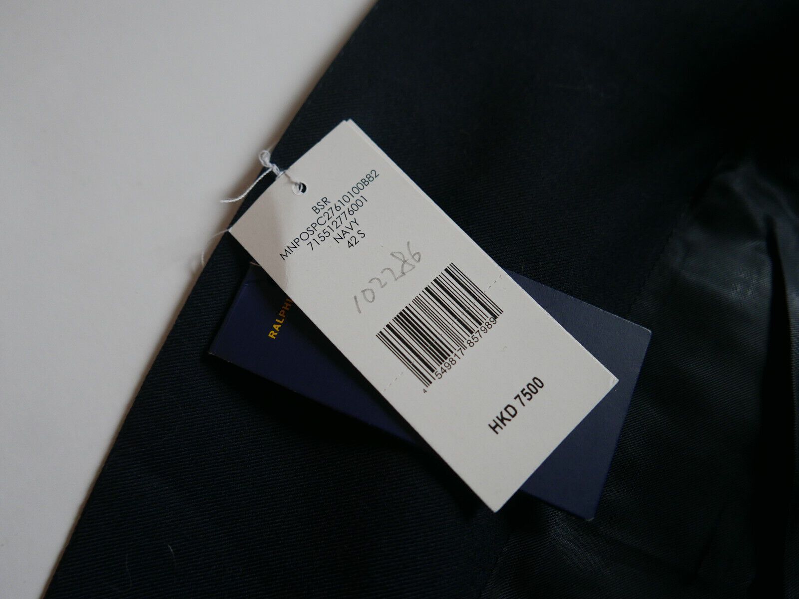 Polo Ralph Lauren Polo Ralph Lauren Blazer Jacket Coat Navy Gold Wool NWT 42S Size 42S - 3 Thumbnail