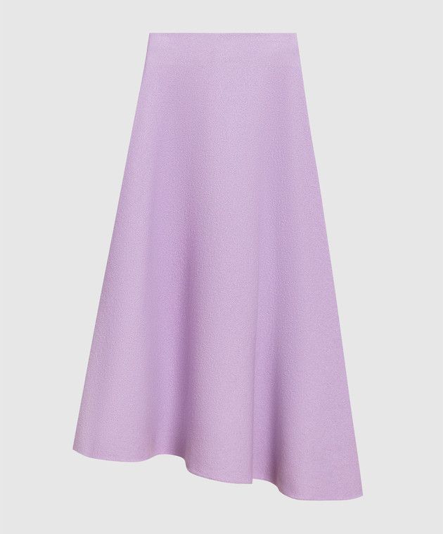 Jil Sander o1y1025 Mini Skirt in Lilac Size 27" / US 4 / IT 40 - 1 Thumbnail