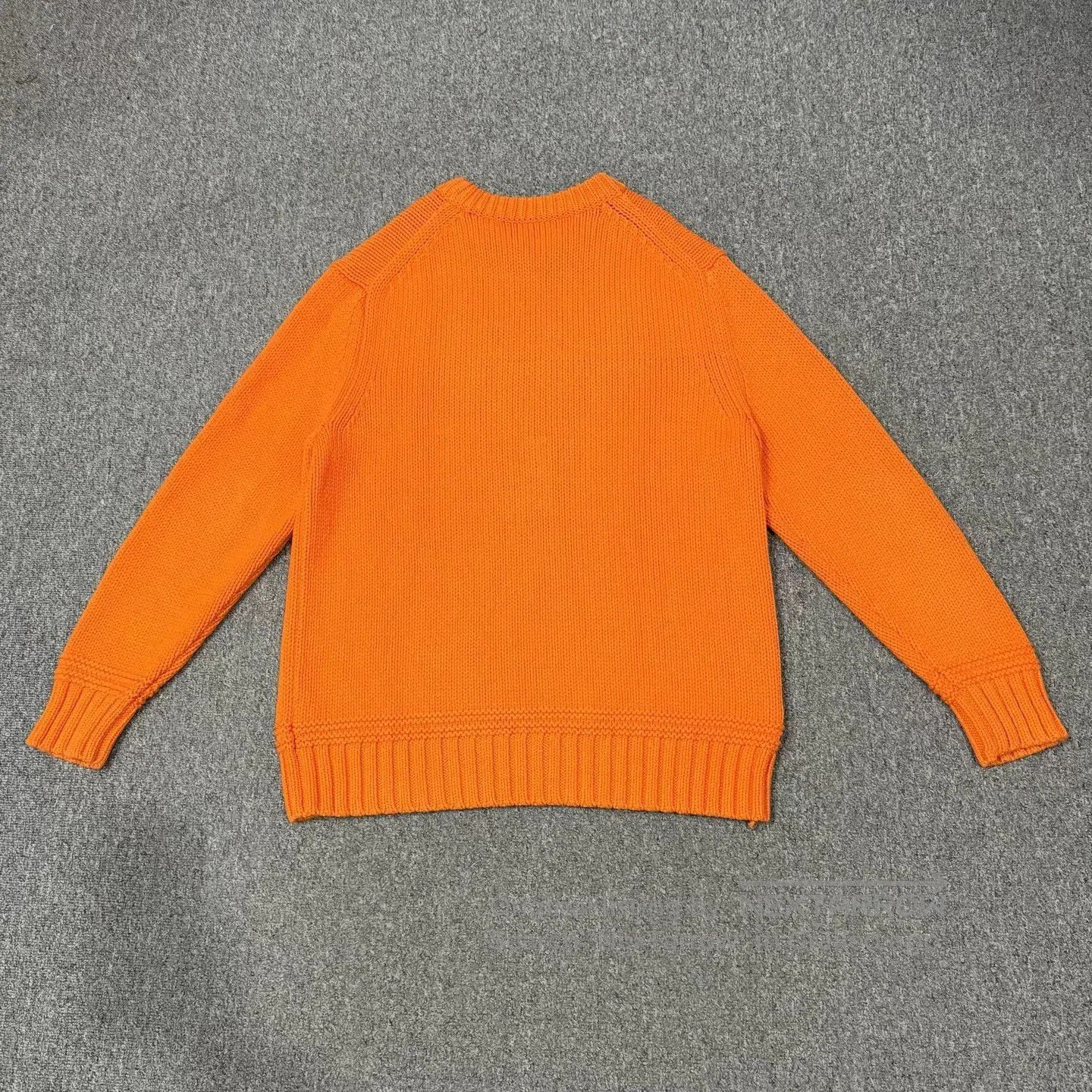 Burberry Burberry Orange Crewneck Pullover Sweater. Size US L / EU 52-54 / 3 - 2 Thumbnail
