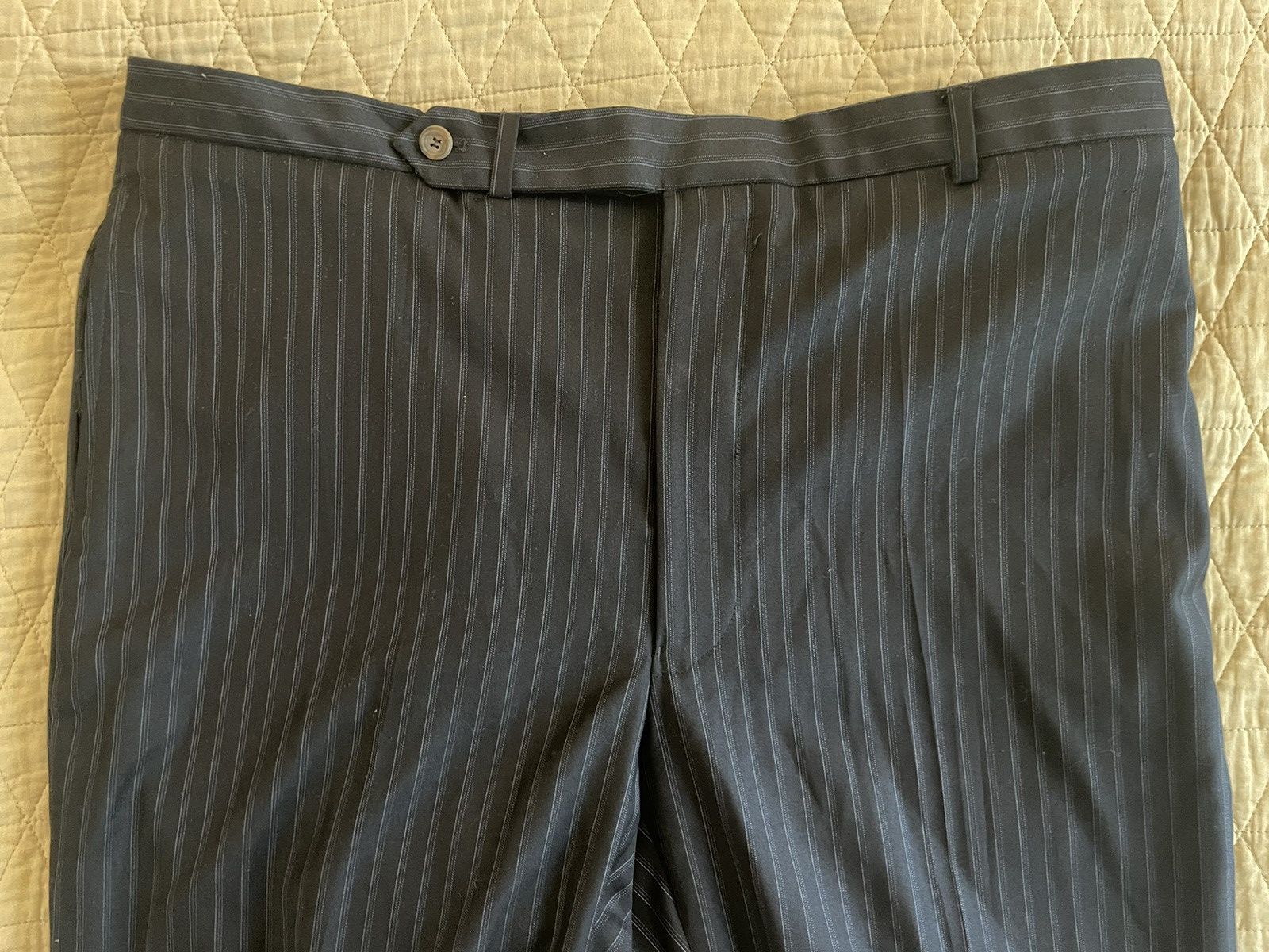 Paul Stuart All Year Weight Super 150's STUART III Suit Size 44L - 12 Thumbnail