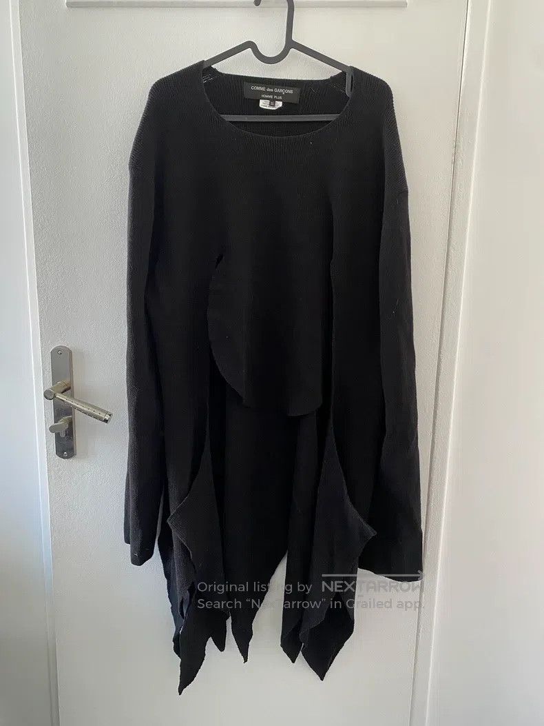 Comme des Garcons Comme Des Garcons Black Asymmetrical Knitwear Size US XL / EU 56 / 4 - 1 Thumbnail