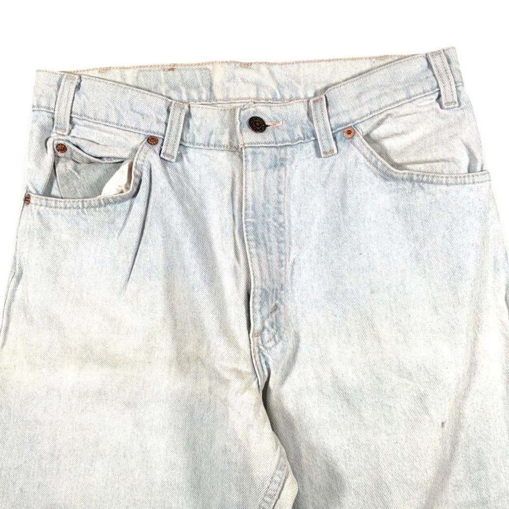 Levi's VINTAGE Levi's 550 Jeans Mens 30x30 Blue 32x30 Tag Relaxed 90s Orange Tab Denim Denim Jeans Stone Wash USA 5-Pocket Mens Size US 30 / EU 46 - 3 Thumbnail
