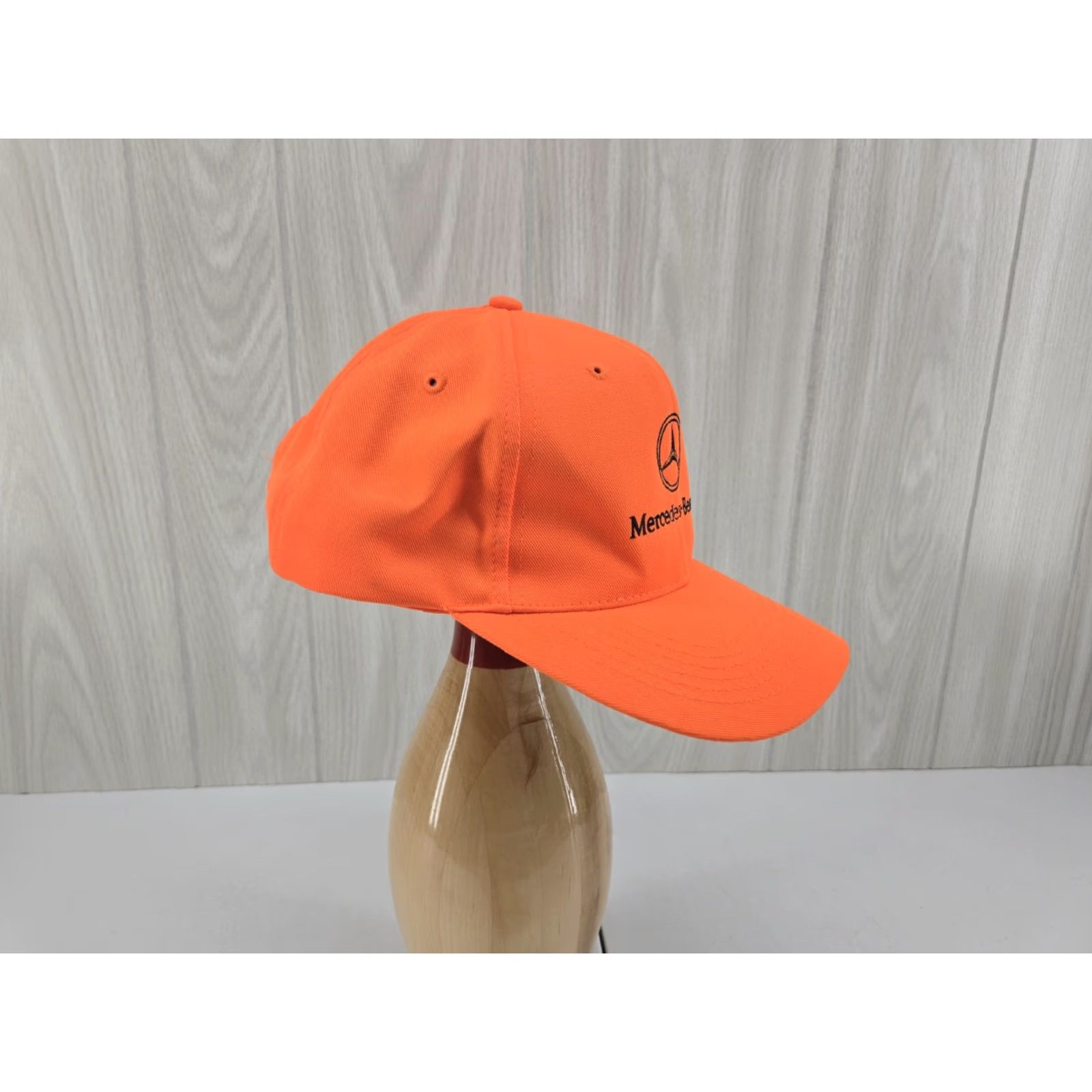 Hunter Mercedes Benz Hat Adjustable Hunter Orange Mens One Size Orange Baseball Cap Size ONE SIZE - 3 Thumbnail