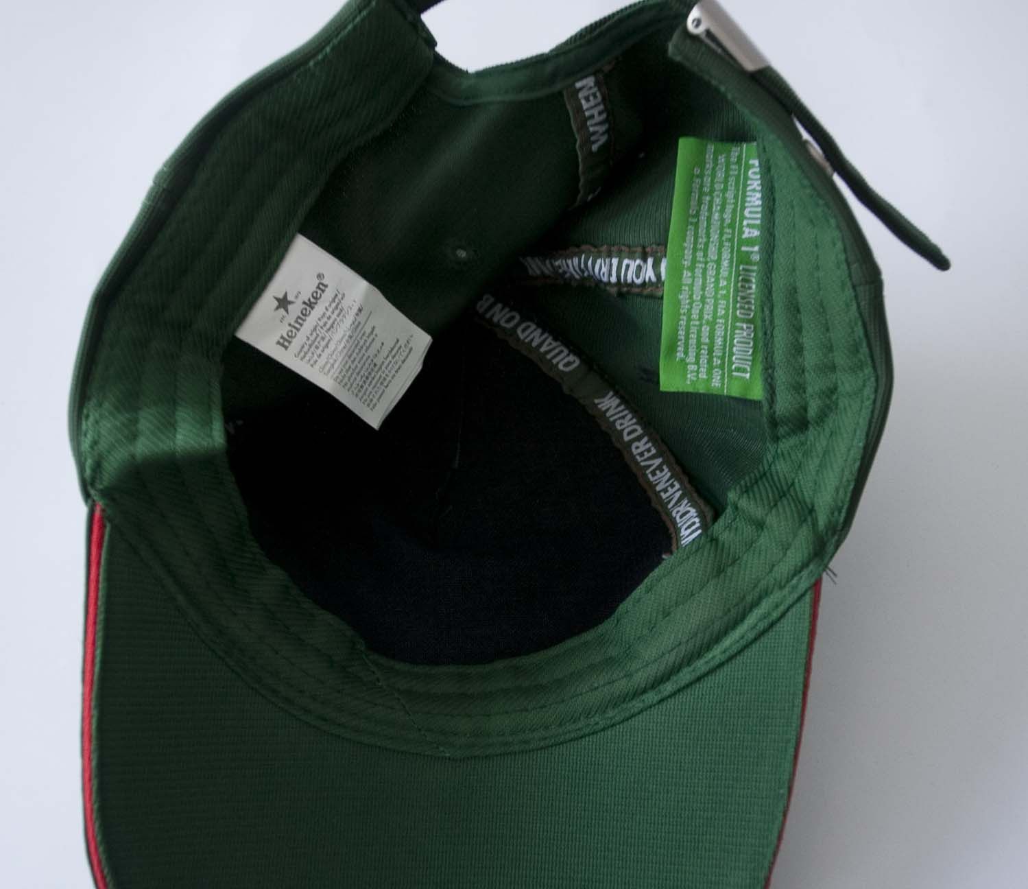 Heineken Heineken Formula One Cap Hat Green Strap Size ONE SIZE - 4 Thumbnail