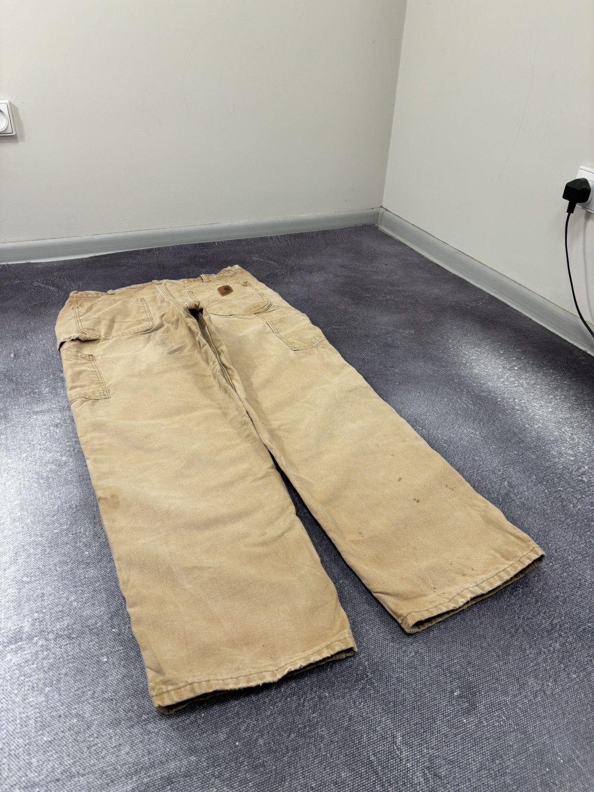 Carhartt Vintage Carhartt Dungaree Fit Insulated Denim Baggy Pants Size US 36 / EU 52 - 4 Thumbnail