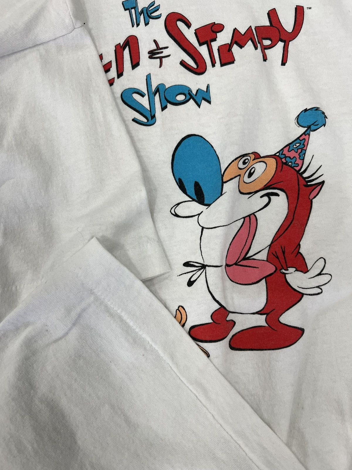 Nickelodeon 1991 Ren & Stimpy Show Nickelodeon Promo Tee Size US XL / EU 56 / 4 - 5 Thumbnail