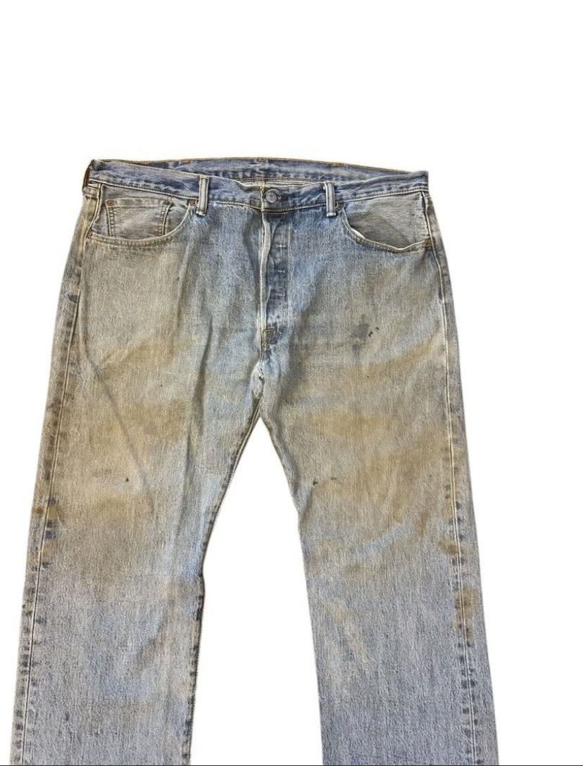 Levi's Disstressed Jeans Levis 501/ Workwear / Button Fly /Street Size US 39 - 2 Thumbnail