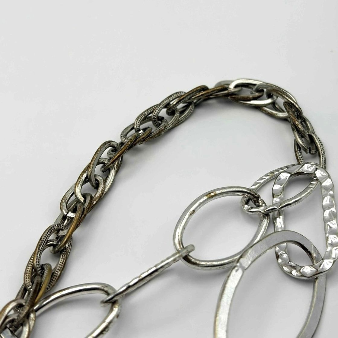 Other Y2k Silver Metal Belt Size ONE SIZE - 4 Thumbnail