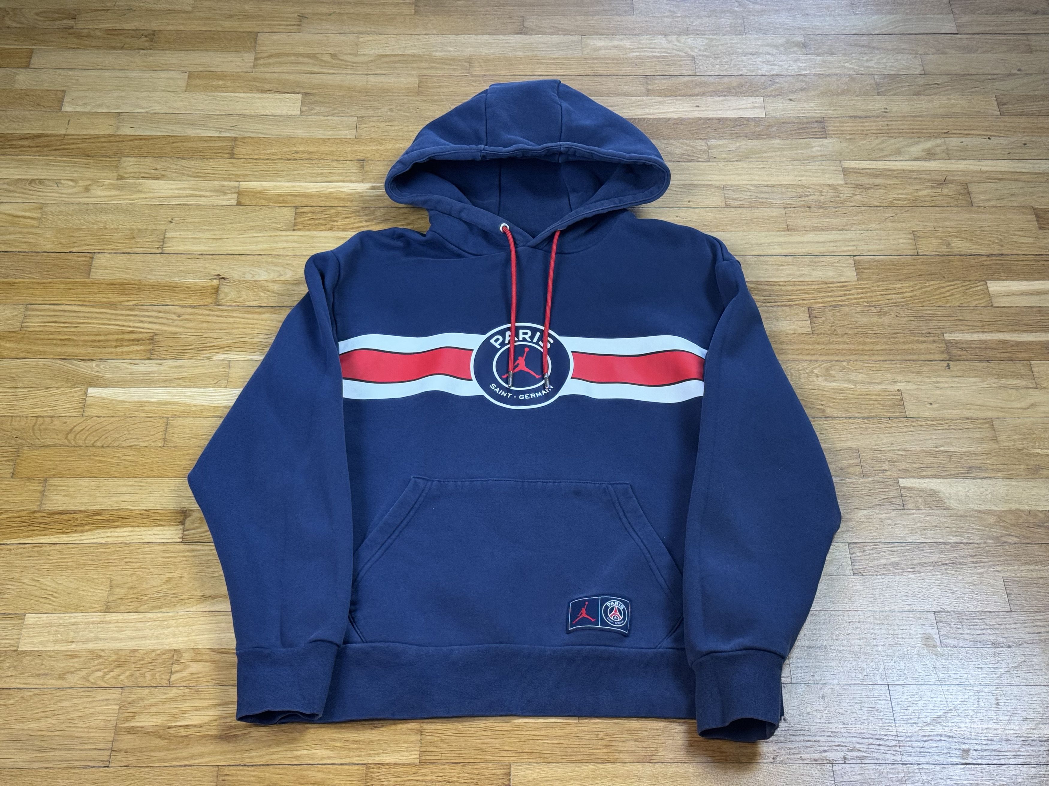 Jordan Brand Navy hoodie JORDAN x PSG Size US M / EU 48-50 / 2 - 2 Thumbnail