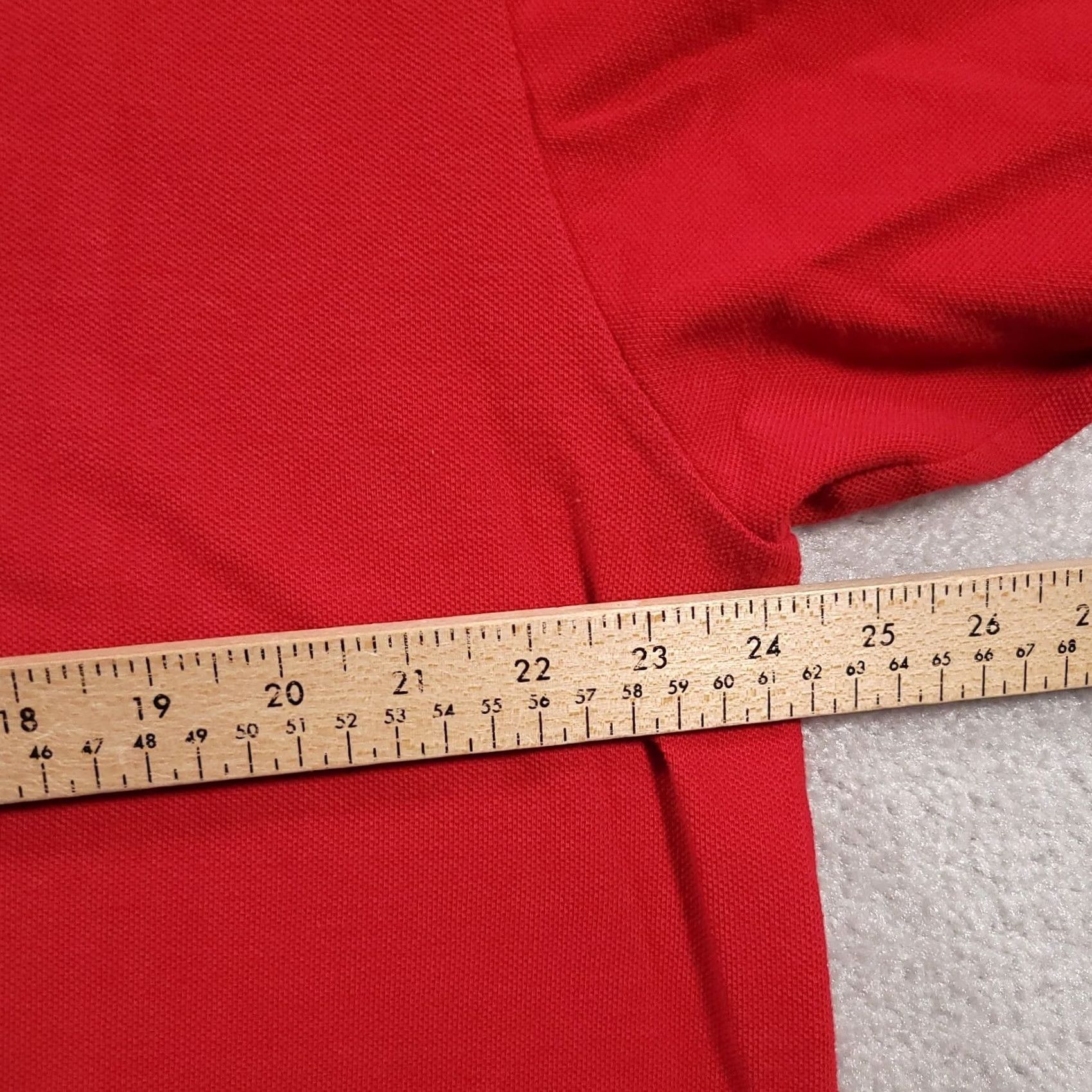 Jerzees VINTAGE Jerzees Polo Shirt Mens XL Red Short Sleeve Combed Cotton 100% Knitted Fabric Logo Embroidered 90s Theme Industrial Casual Workwear Size US XL / EU 56 / 4 - 5 Thumbnail