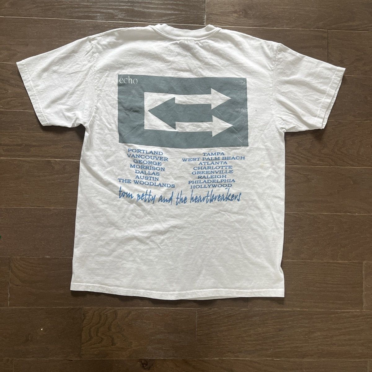 Band Tees × Vintage 1999 Tom Petty and the Heartbreakers Echo Tour Tshirt L Size US XL / EU 56 / 4 - 4 Thumbnail