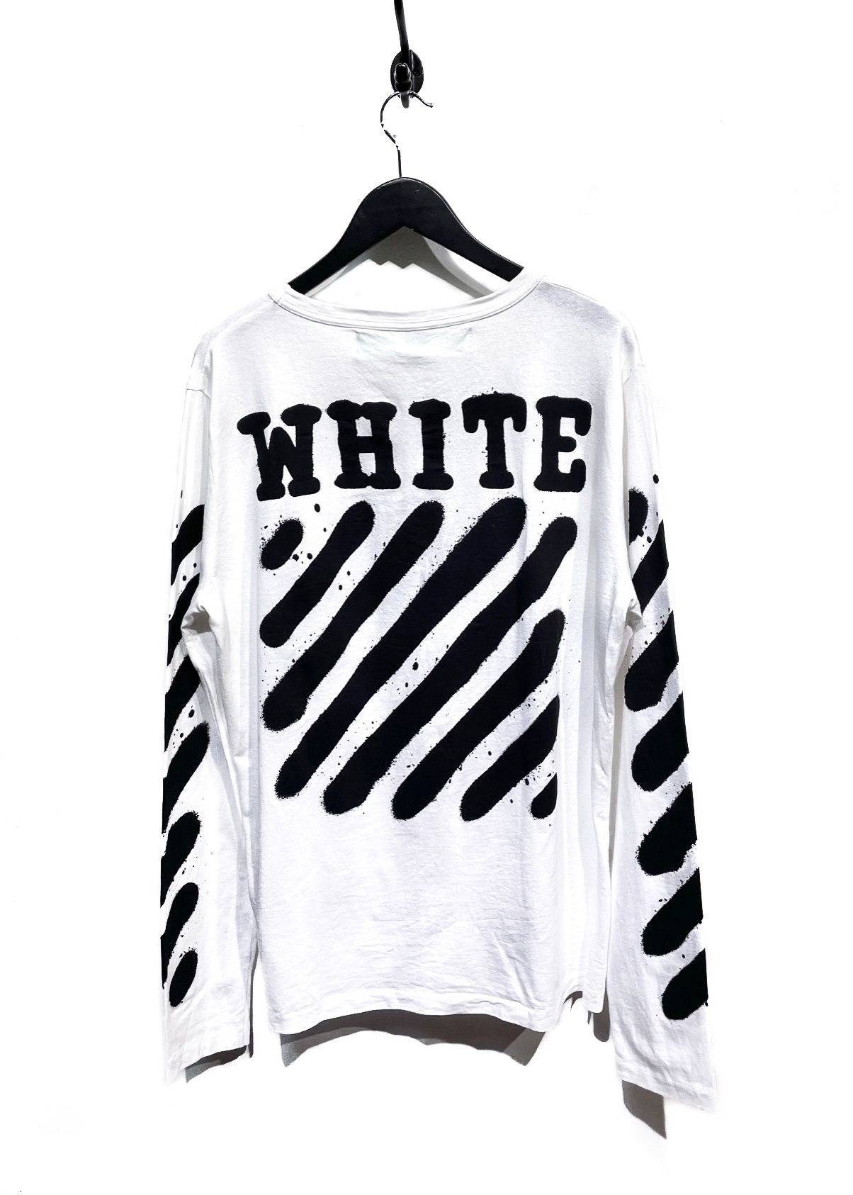 Off-White Off-white White Paint Brushed Heavy Duty Tee Size US M / EU 48-50 / 2 - 3 Thumbnail