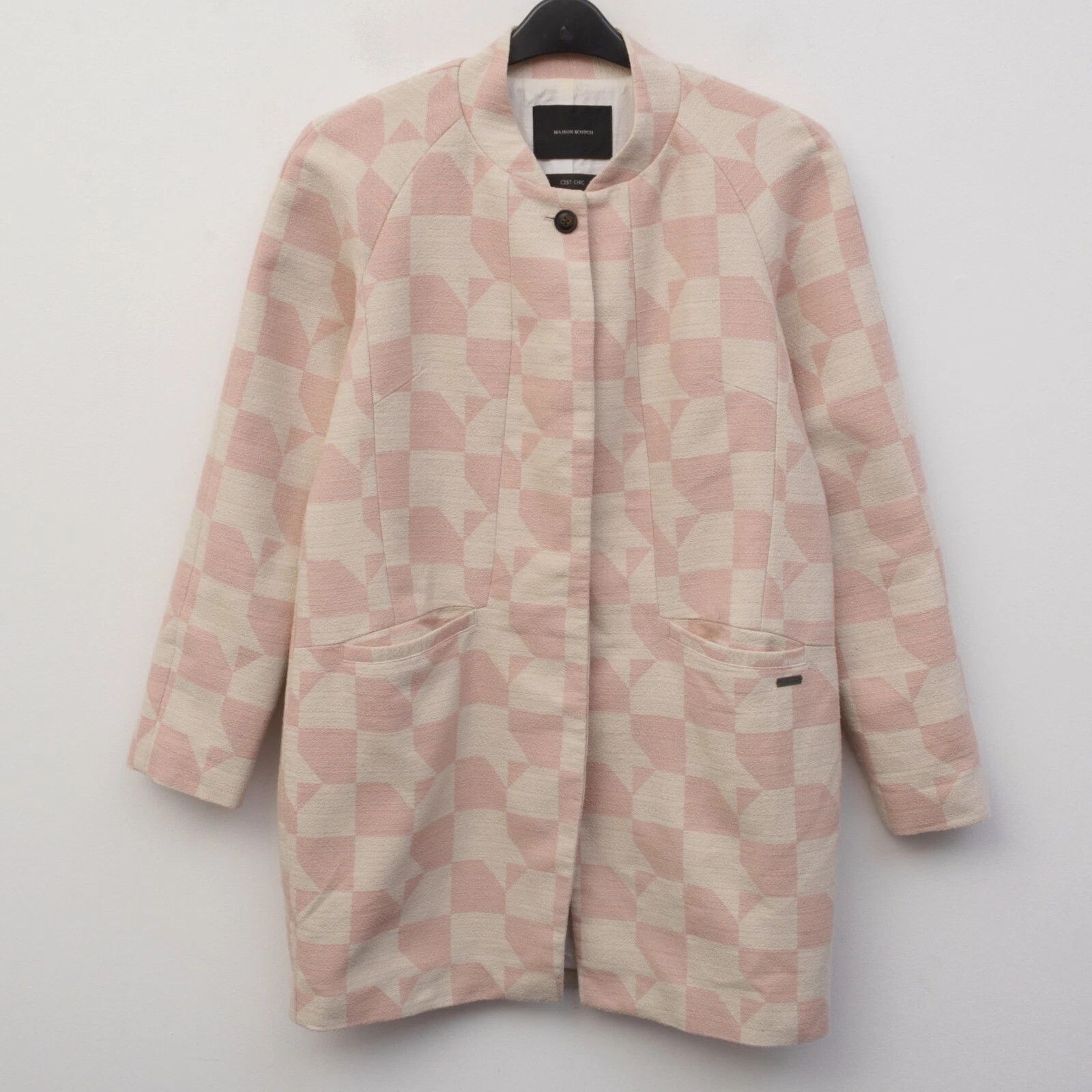 Maison Scotch C'EST CHIC Women's S Jacket Cotton Overcoat US 2 Coat Size S / US 4 / IT 40 - 1 Thumbnail