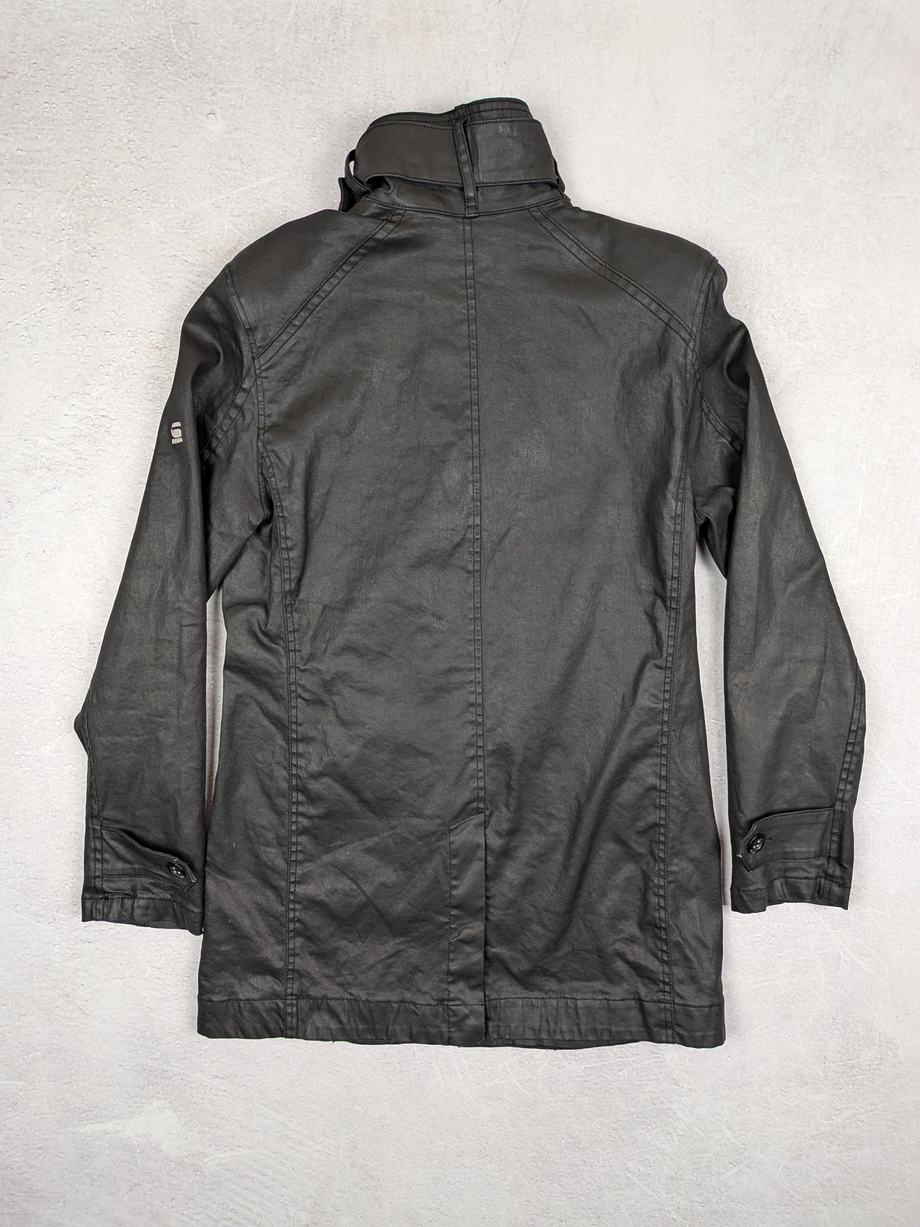 G-Star G-Star Raw Garber Coated Denim Trench Coat Black S M Size US S / EU 44-46 / 1 - 3 Thumbnail
