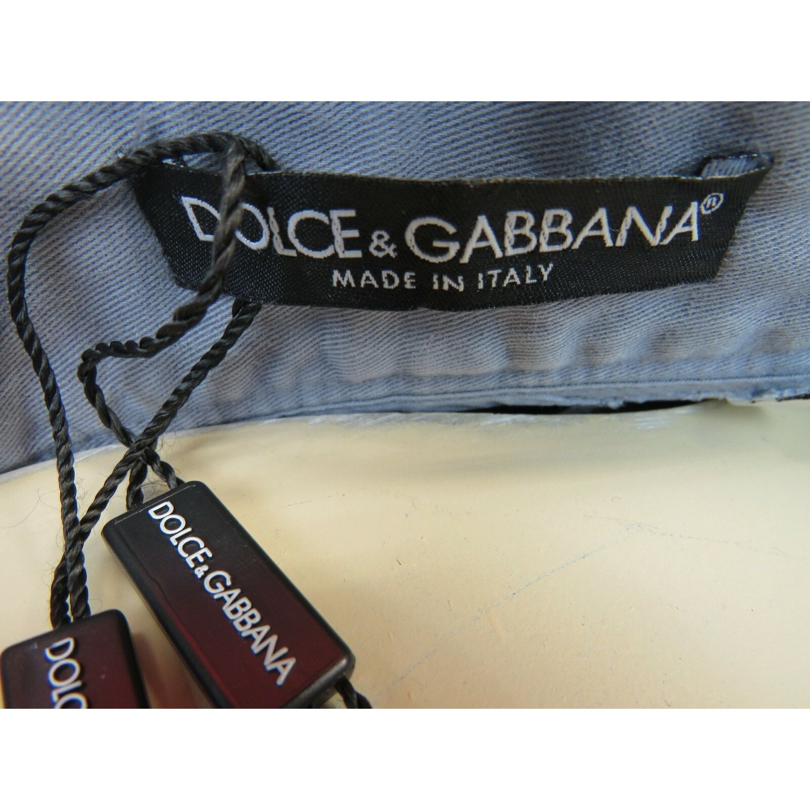 Dolce & Gabbana DOLCE GABBANA STRAIGHT LEG GRAY COTTON PANTS JEANS S ITALY Size 30" / US 8 / IT 44 - 9 Thumbnail