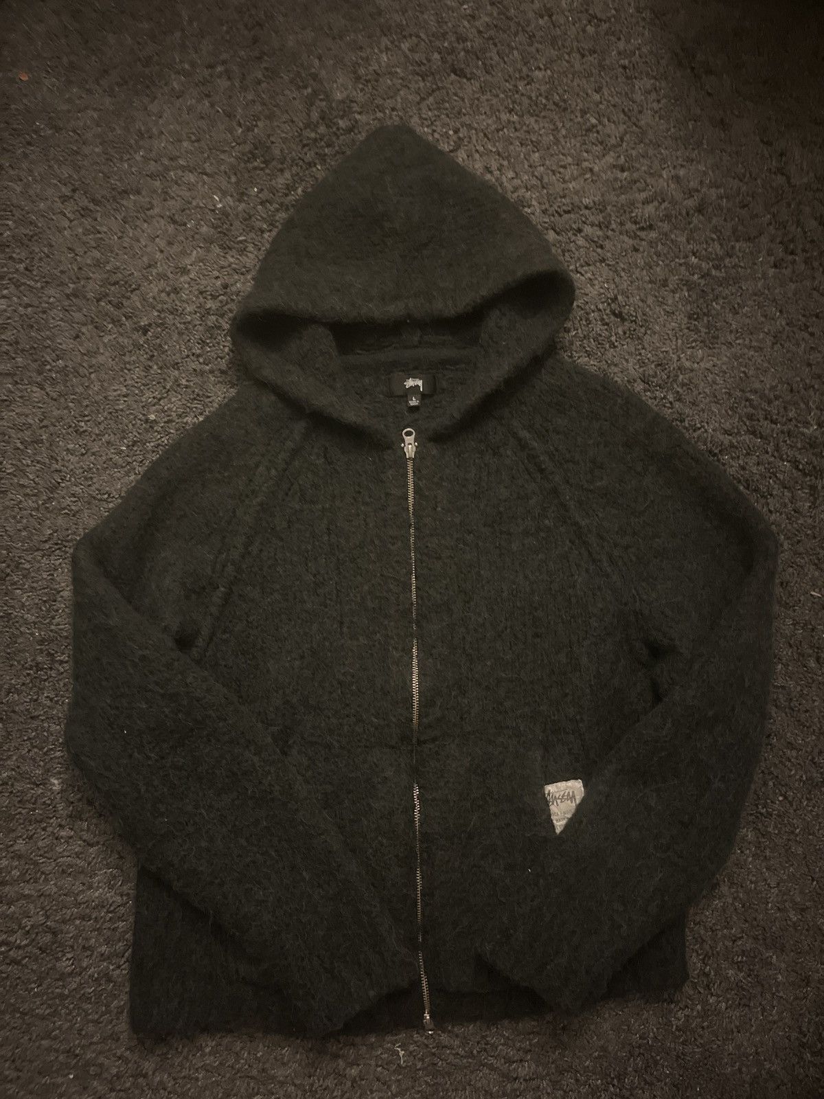 Stussy Stussy Chunky Knit Zip Hoodie Size US L / EU 52-54 / 3 - 1 Thumbnail