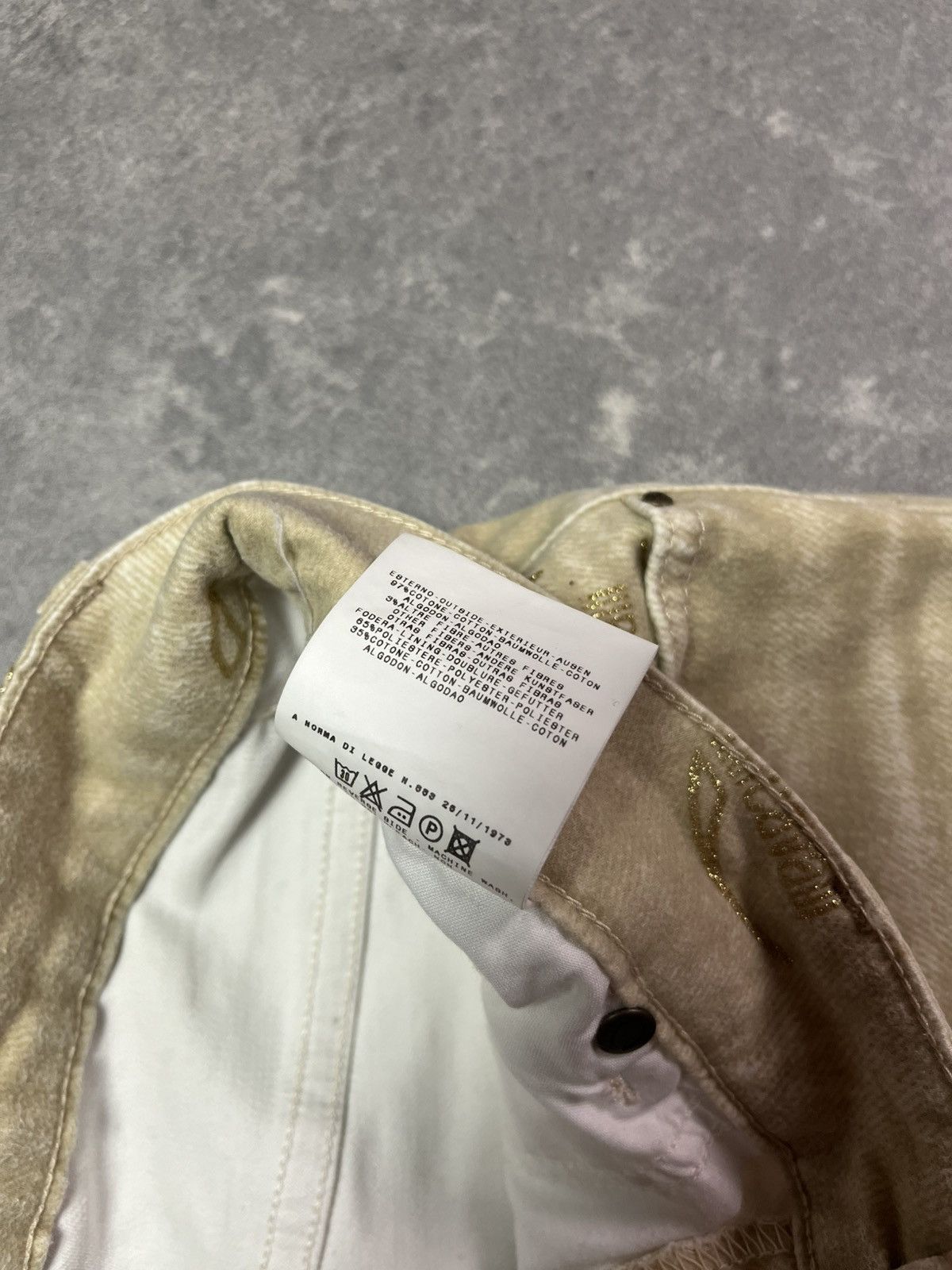 Just Cavalli 00s Just Cavalli Monogram Print Flared Jeans 28 Size US 28 / EU 44 - 10 Thumbnail