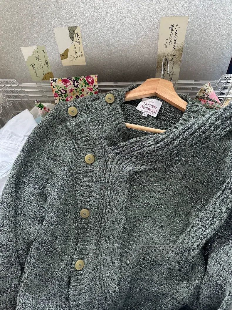 Vivienne Westwood Vivienne Westwood Vintage asymmetrical, laced, sweater coa Size S / US 4 / IT 40 - 8 Thumbnail