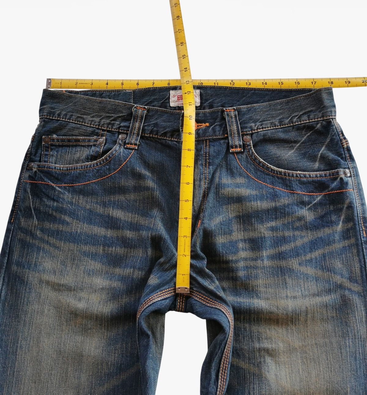 Edwin Vintage Edwin 403 XVS Earthy Mud Wash Loose Denim Jean Size US 36 / EU 52 - 10 Thumbnail