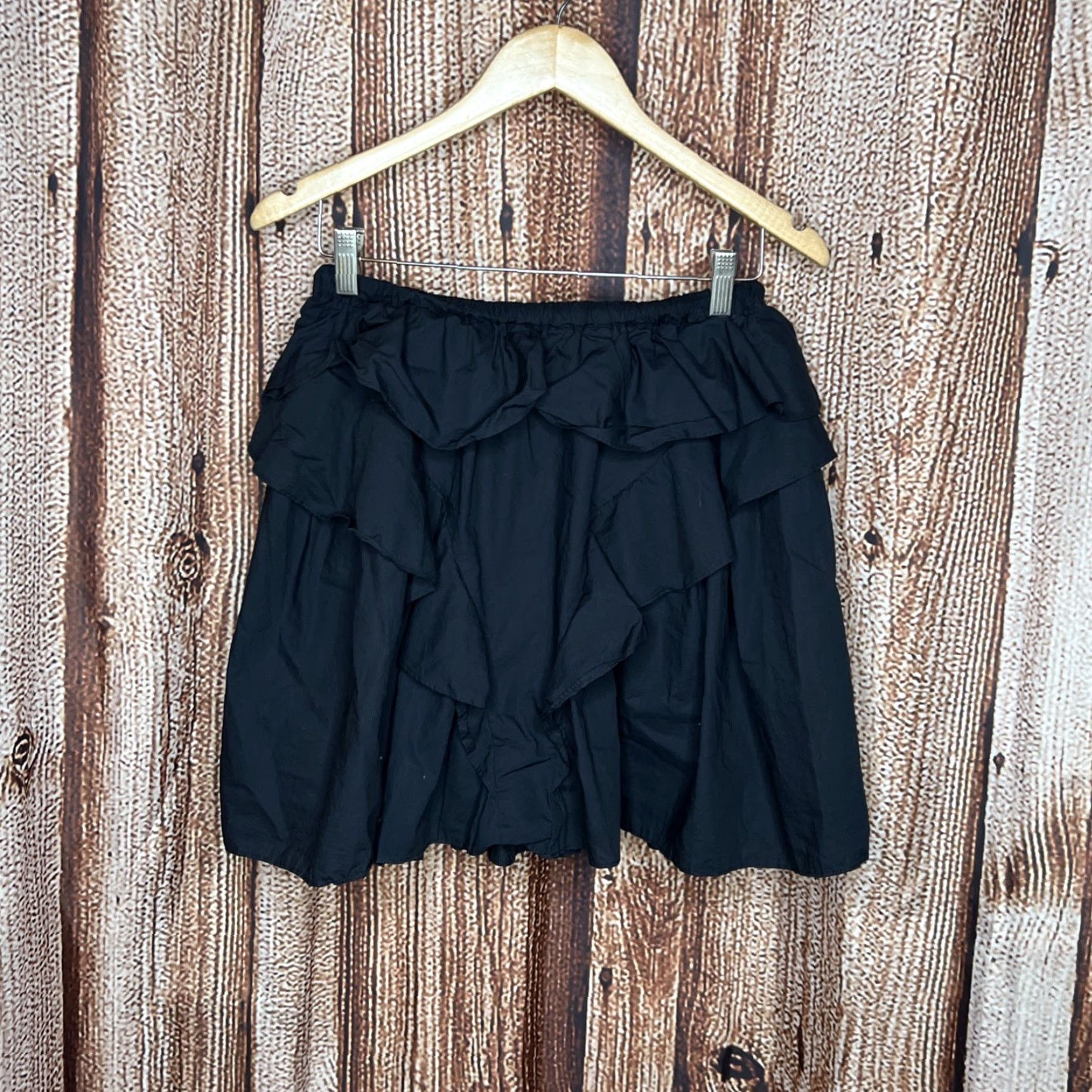 Ulla Johnson Ulla Johnson Skirt Women Long Wrap Black Cotton Size 2 Winter Spring 2022 Autumn Winter - 2 Size 26" / US 2 / IT 38 - 3 Thumbnail