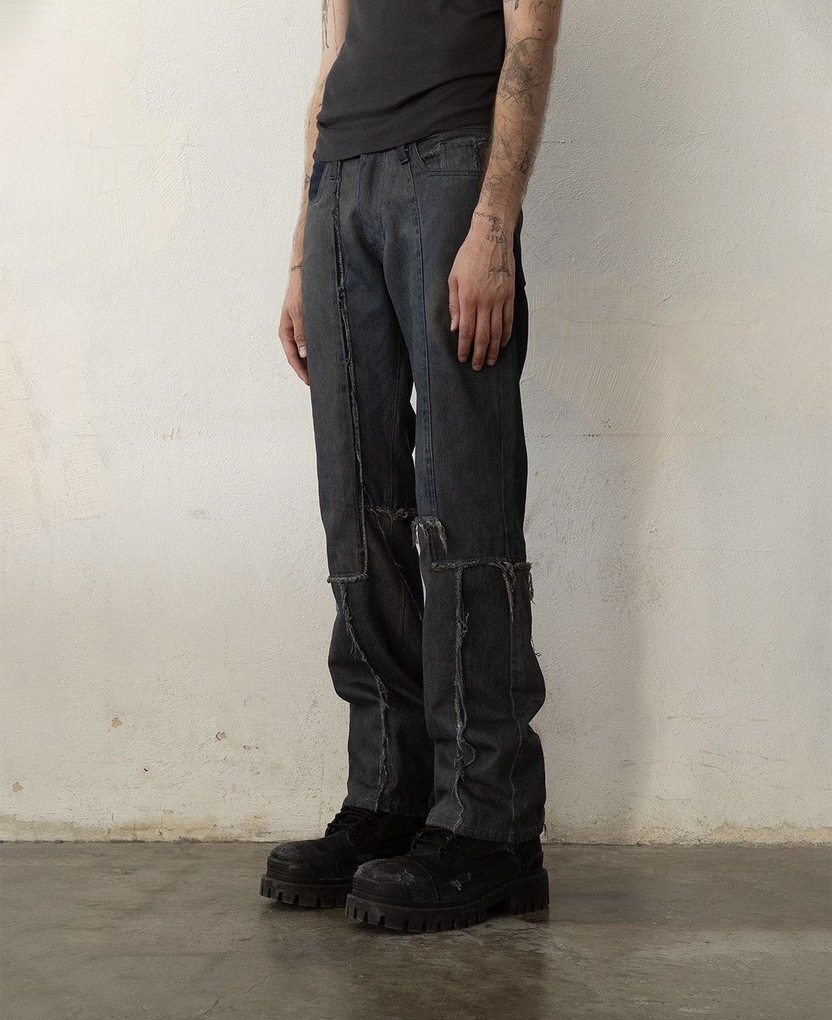 Japanese Brand Vintage Reconstructed Denim Oil Size 30 Size US 30 / EU 46 - 5 Thumbnail