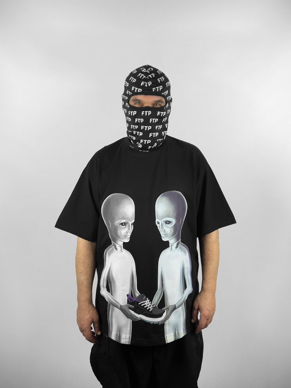 image of Dc Ftp Fuckthepopulation in Black, Men's (Size Large)