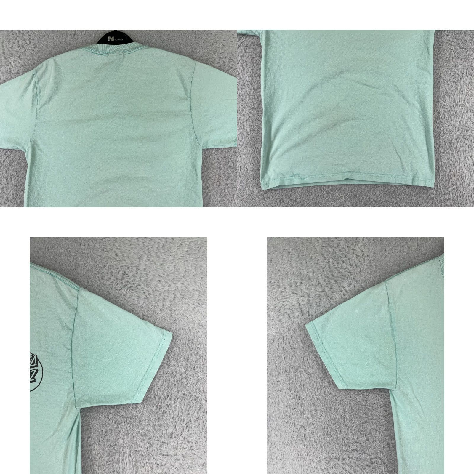 Vintage Santa Cruz Shirt Mens Small Blue Short Sleeve Crew Neck Cotton Skateboard Graphic Vintage No Size US S / EU 44-46 / 1 - 8 Thumbnail