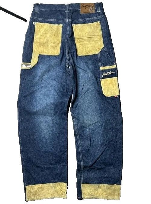 Wu-Tang Clan Johnny Blaze jeans, Wu Wear, vintage hip hop baggy, 90s 34 Size US 34 / EU 50 - 1 Thumbnail
