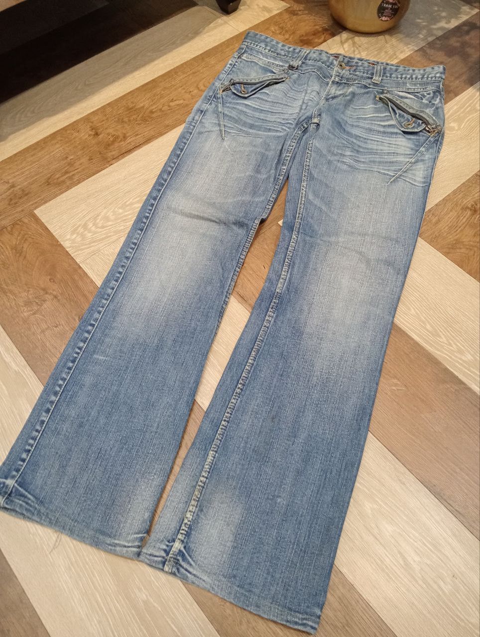 Nicole Club JAPANESE NICOLE CLUB FOR MEN FLARED DENIM JEANS Size US 34 / EU 50 - 3 Thumbnail