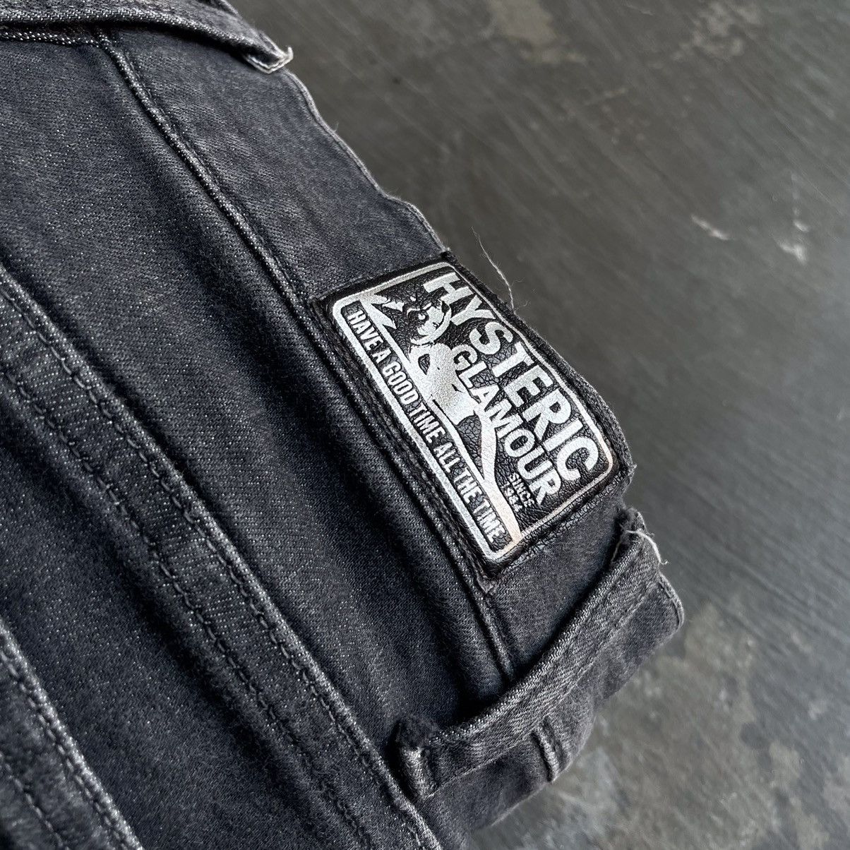 Hysteric Glamour × Japanese Brand Hysteric glamour charcoal grey denim long pants Size 28" / US 6 / IT 42 - 8 Thumbnail