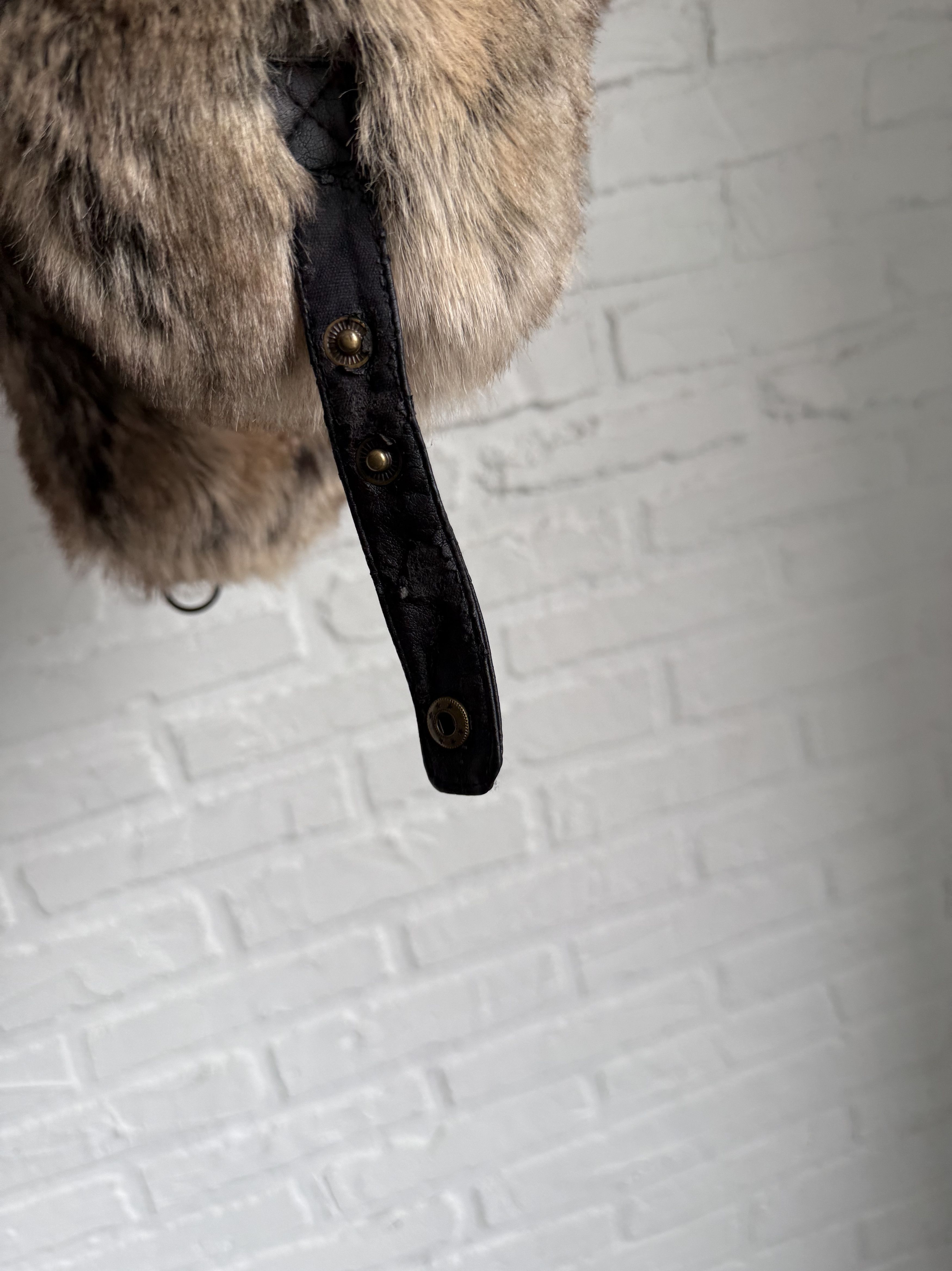 No Fear Vintage 2000s NO FEAR Fur hat ushanka Y2K Size ONE SIZE - 4 Thumbnail