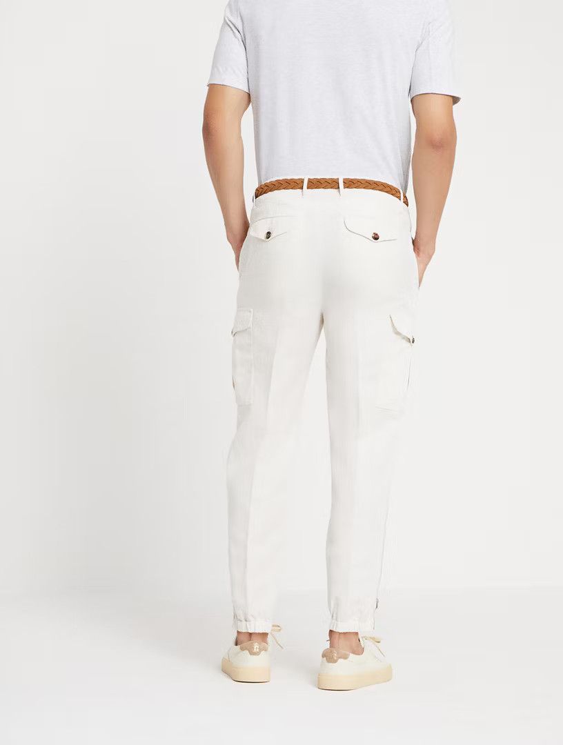 Brunello Cucinelli Dyed Pants in Open White Size US 32 / EU 48 - 2 Thumbnail