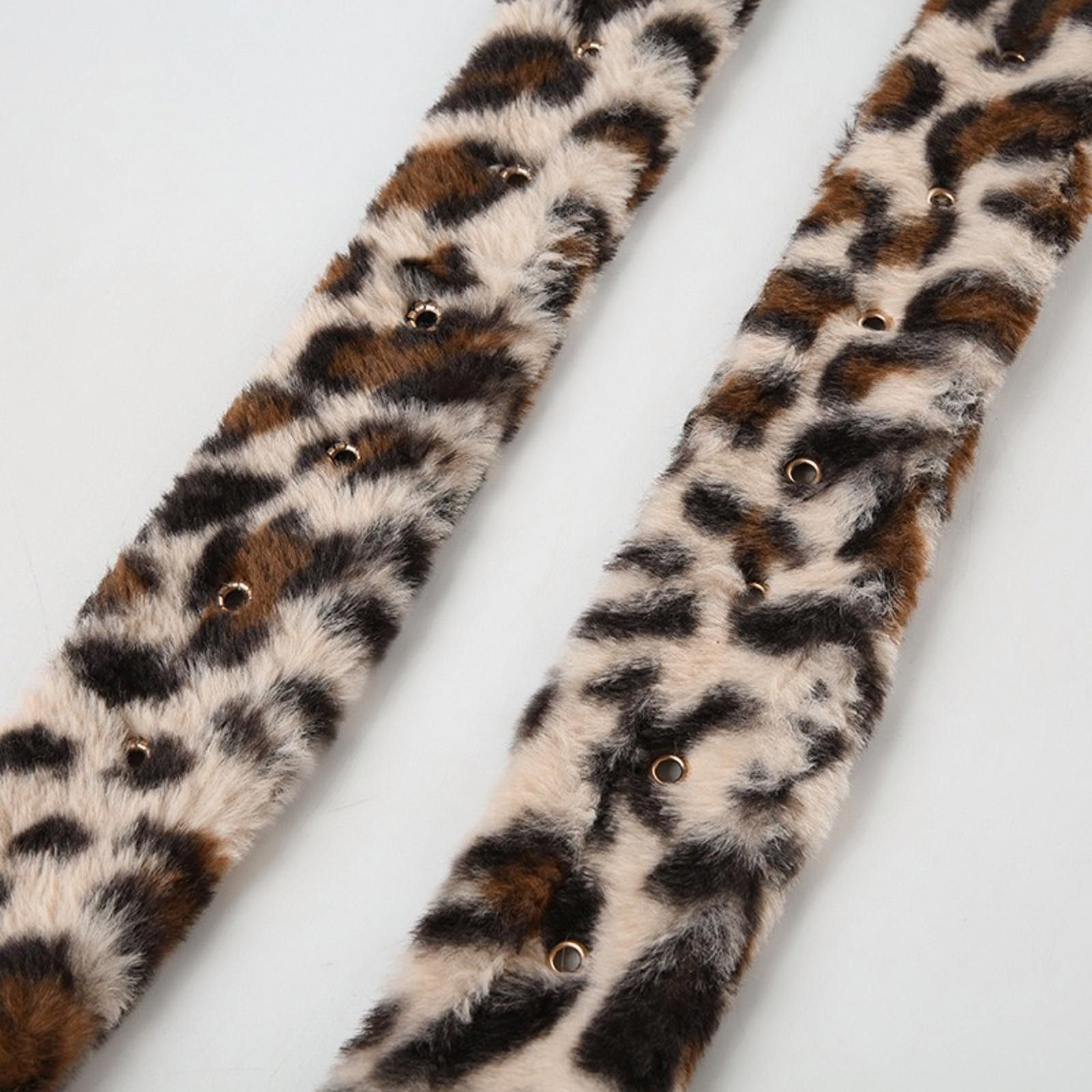 Japanese Brand Y2K Furry Retro Whimsical Animal Print Buckle Modern Belt Size ONE SIZE - 7 Thumbnail