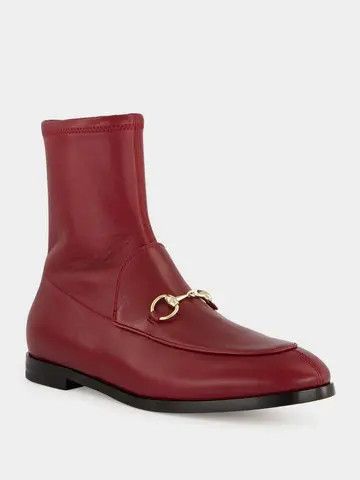Gucci o1loc1c0326 831013 Women's Jordan Ankle Boots in Red Size US 11 / IT 41 - 6 Thumbnail
