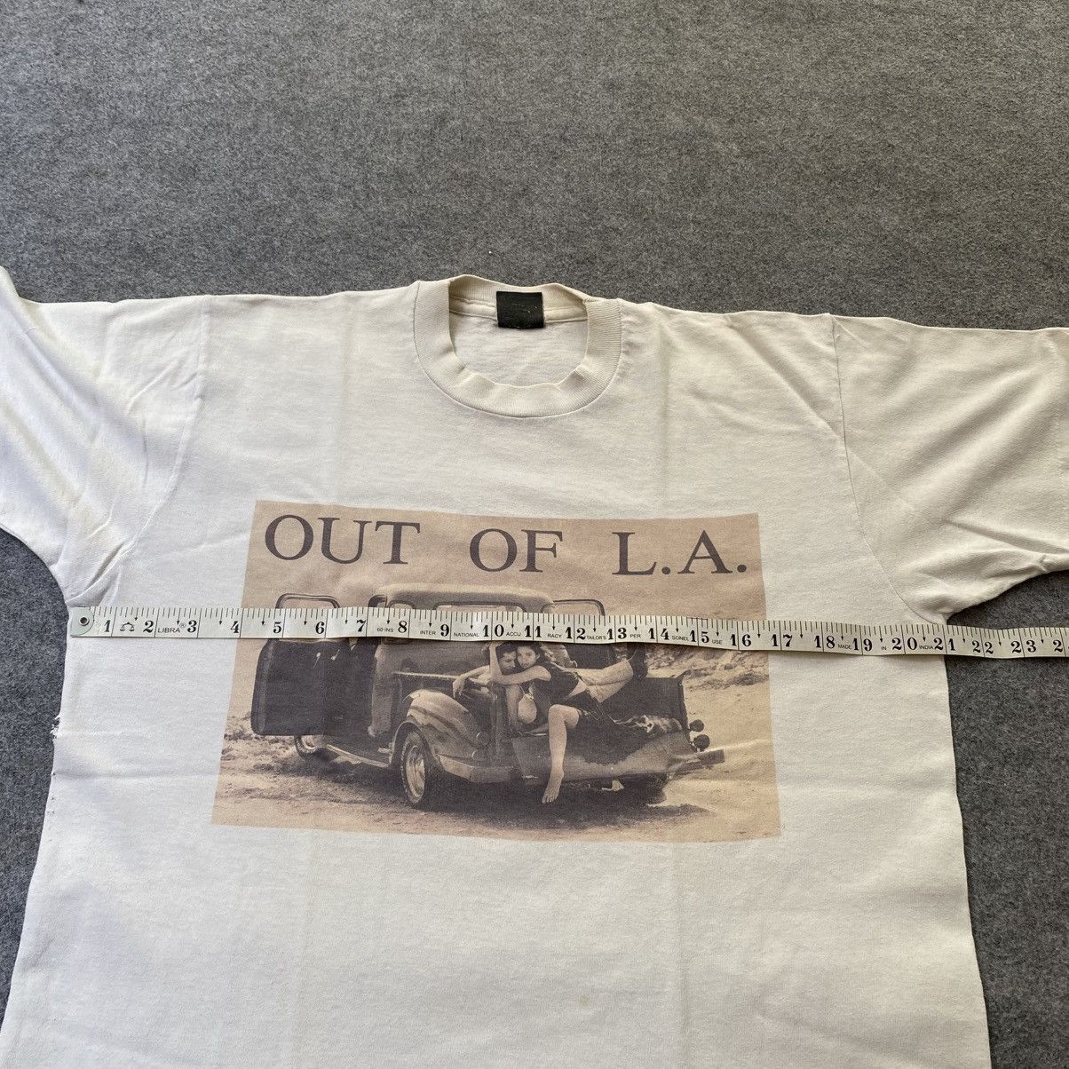 Band Tees Vintage 90s Red Hot Chilli Pepper Out of L.A Album T shirt Size US L / EU 52-54 / 3 - 5 Thumbnail
