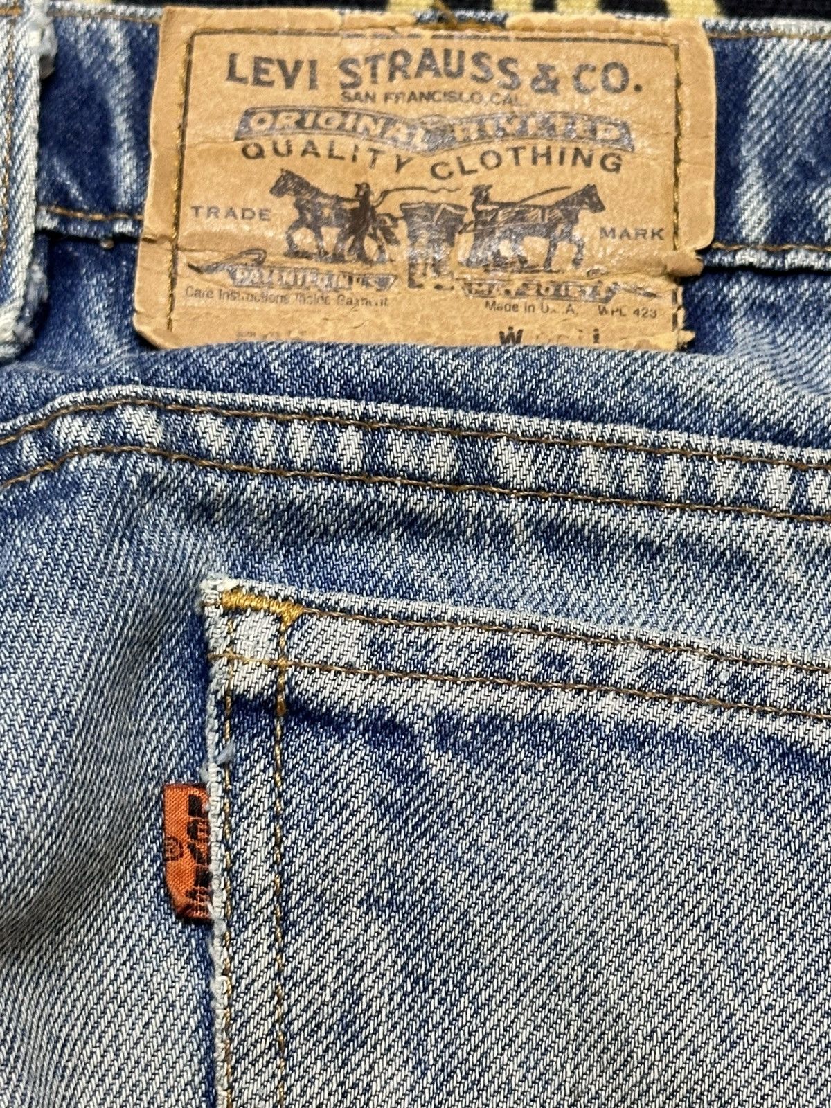 Levi's Vintage Levi's 505 Faded Wash With Loose Style Baggy Size US 35 - 9 Thumbnail