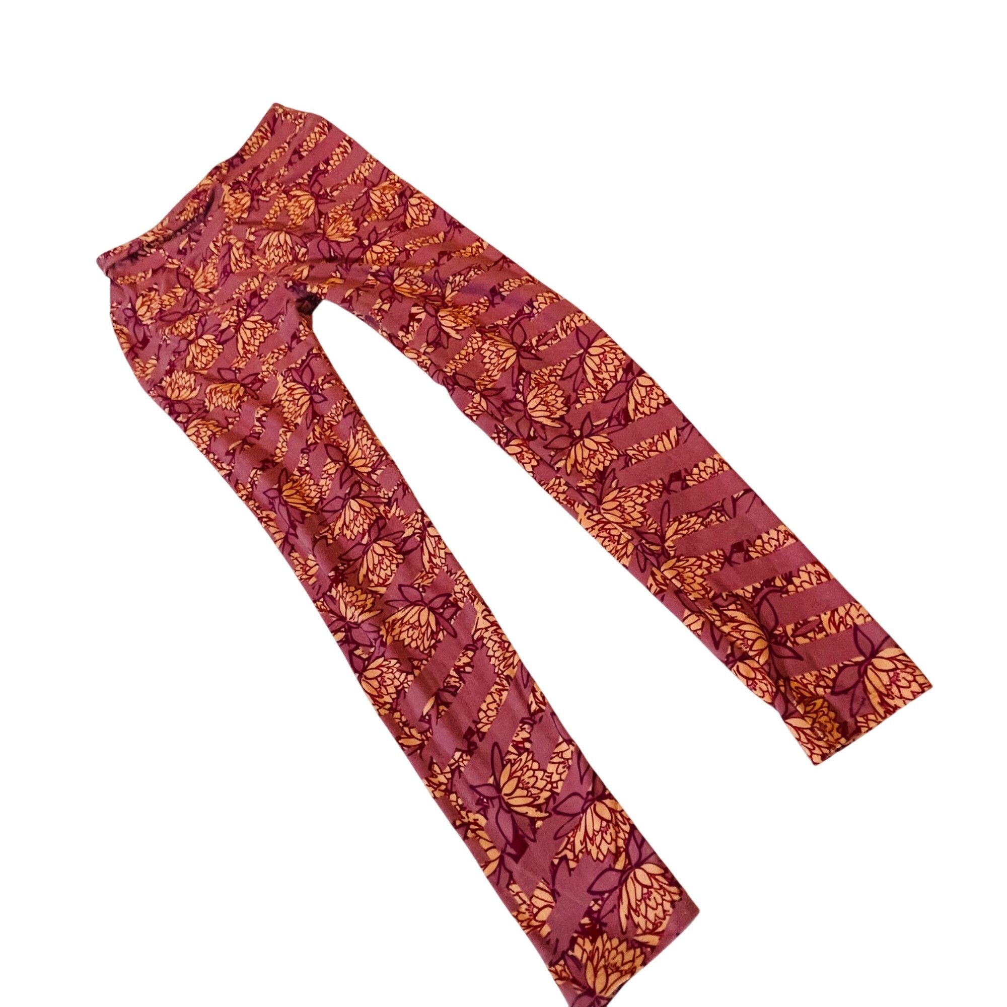 Other Lularoe Womens Floral Patterned Leggings One Size Size 28" / US 6 / IT 42 - 1 Thumbnail